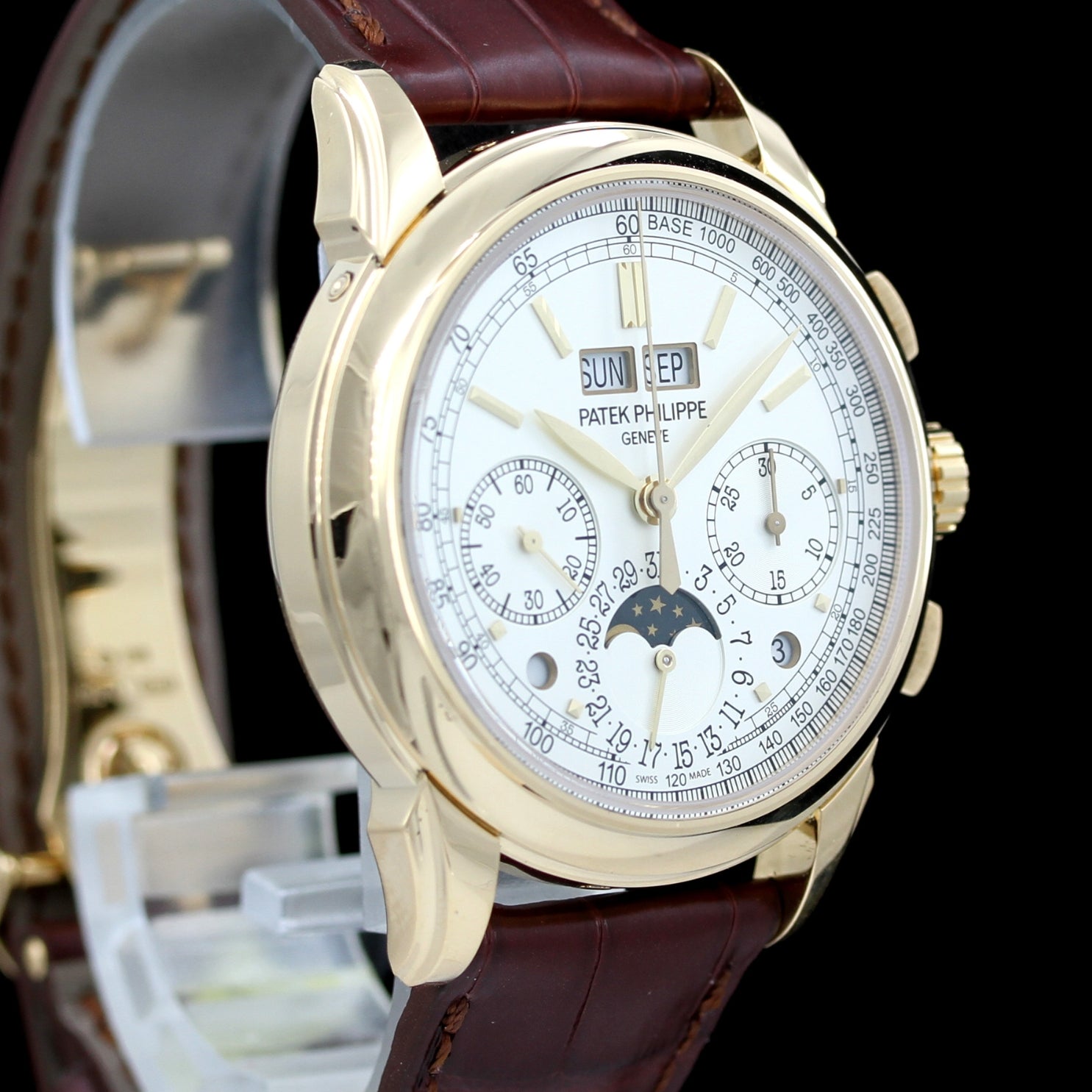 Patek Philippe Perpetual Calendar 41mm, Ewiger Kalender, Mondphase, Ref. 5270J, DE Auslieferung, B+P - LUXUHRIA
