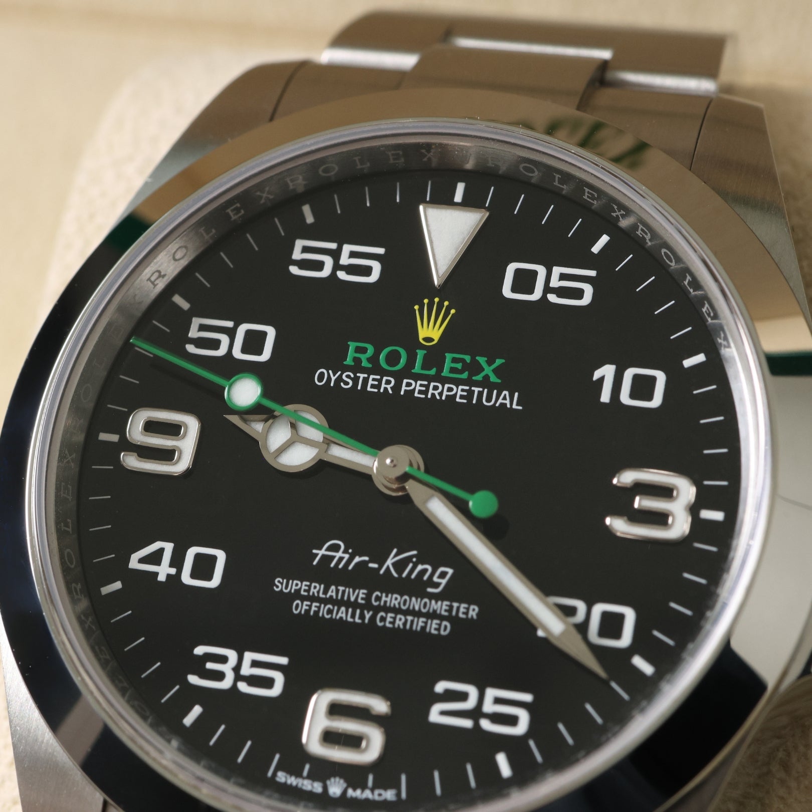 Rolex Air - King, Oyster, Edelstahl Oystersteel, 40mm, LC100, Ref. 126900, 2024, B+P - LUXUHRIA