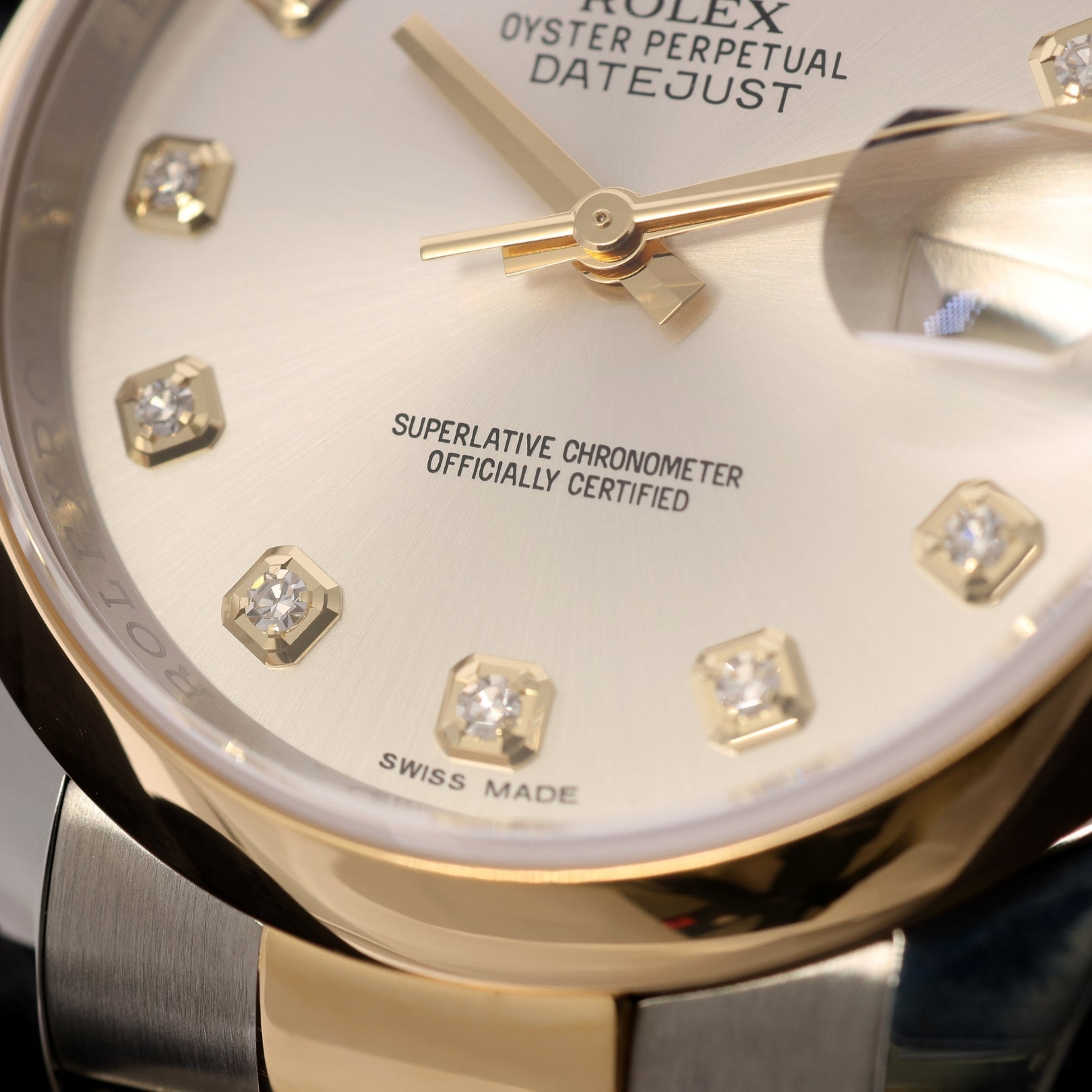 Rolex Datejust 36, Diamond Dial, Silver, Oyster, Ref. 116203, LC100, 02 - 2017, B+P - LUXUHRIA