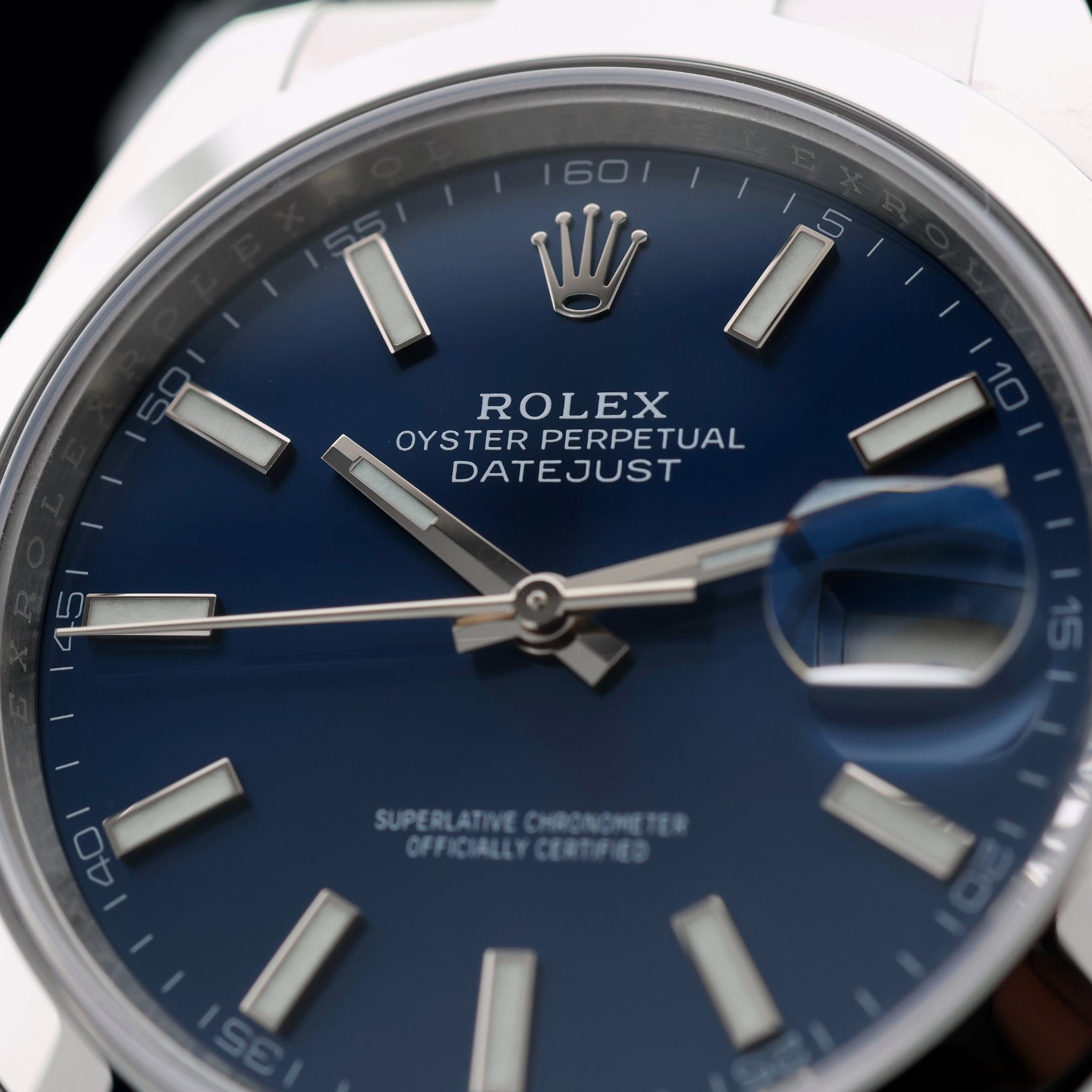 Rolex Datejust 41, Blue Dial, Oyster, Erstkaufrechnung, Ref. 126300, 09 - 2022, B+P - LUXUHRIA