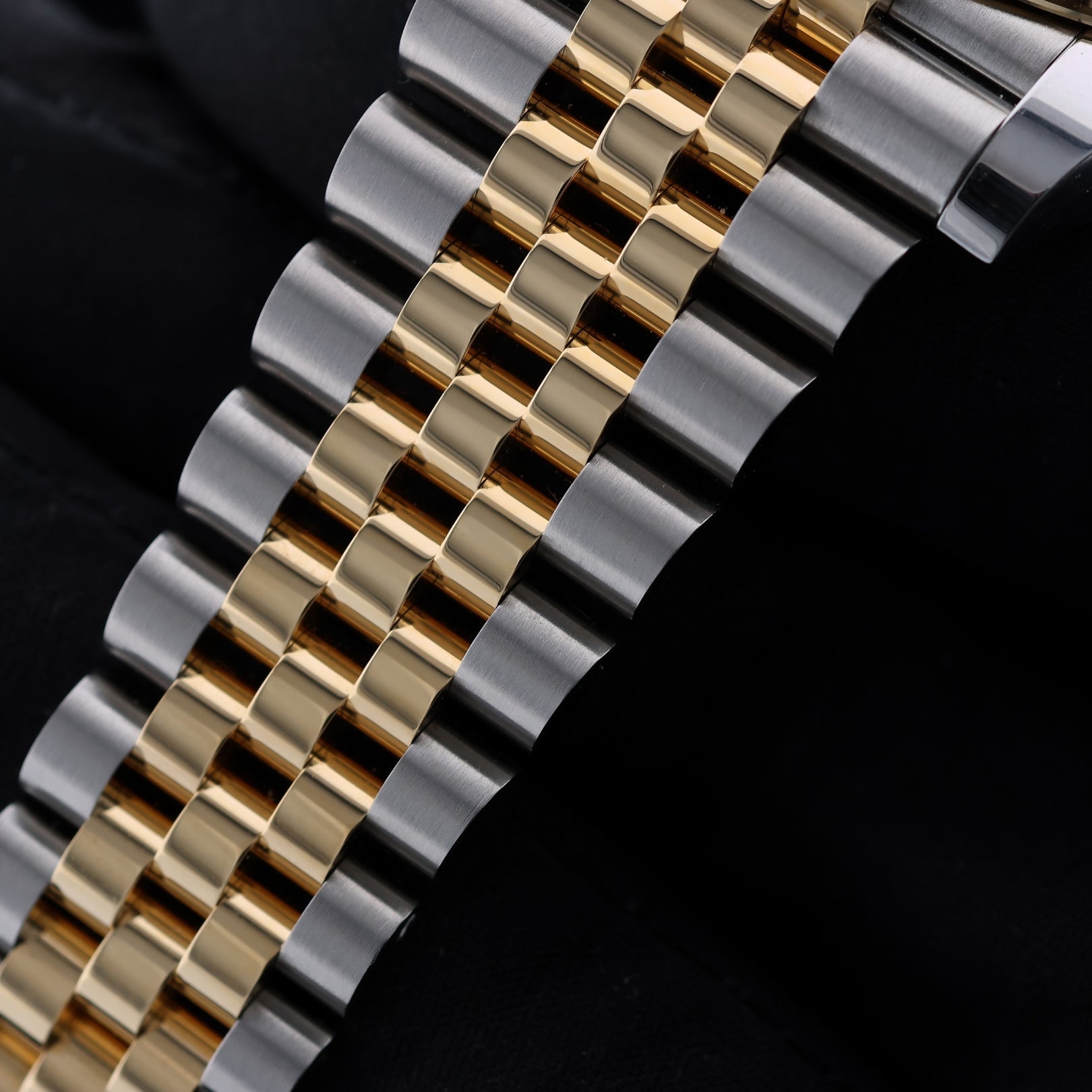 Rolex Datejust 41, Gold/Stahl, Jubilee, Champagner, Diamanten, Ref. 126333, 2024, B+P - LUXUHRIA