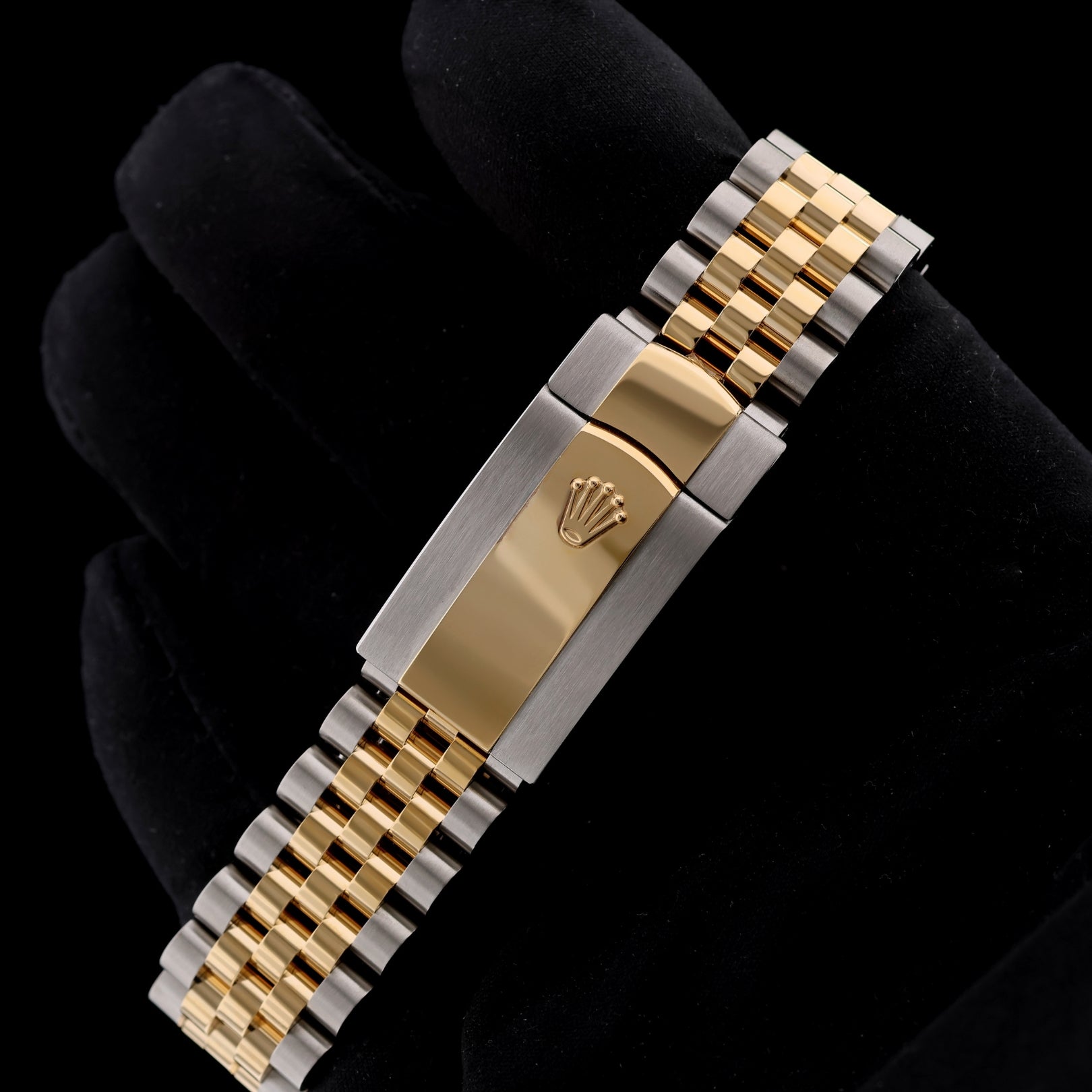 Rolex Datejust 41, Gold/Stahl, Perlmutt Diamanten Zifferblatt, Jubilee, Ref. 126333, 2023, B+P - LUXUHRIA