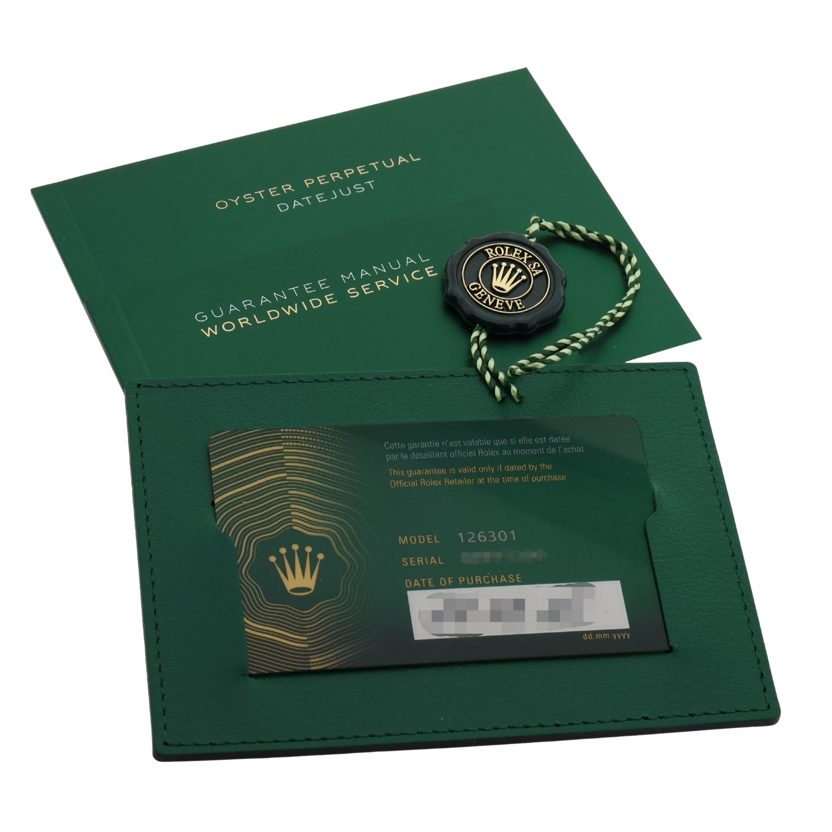 Rolex Datejust 41, Wimbledon Dial, Oyster, Rosegold, Ref. 126301, 2025, B+P - LUXUHRIA