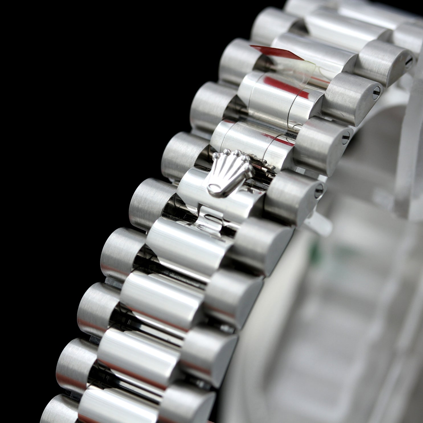 Rolex Day - Date 40, Platinum, Diamonds, Ref. 228396TBR, teilbeklebt, B+P - LUXUHRIA