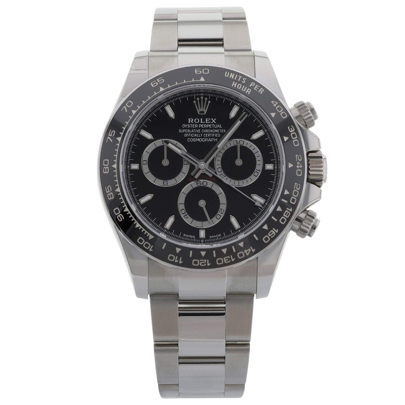 Rolex Daytona 40, Schwarz, Keramik, 126500LN, 2025, B+P - LUXUHRIA