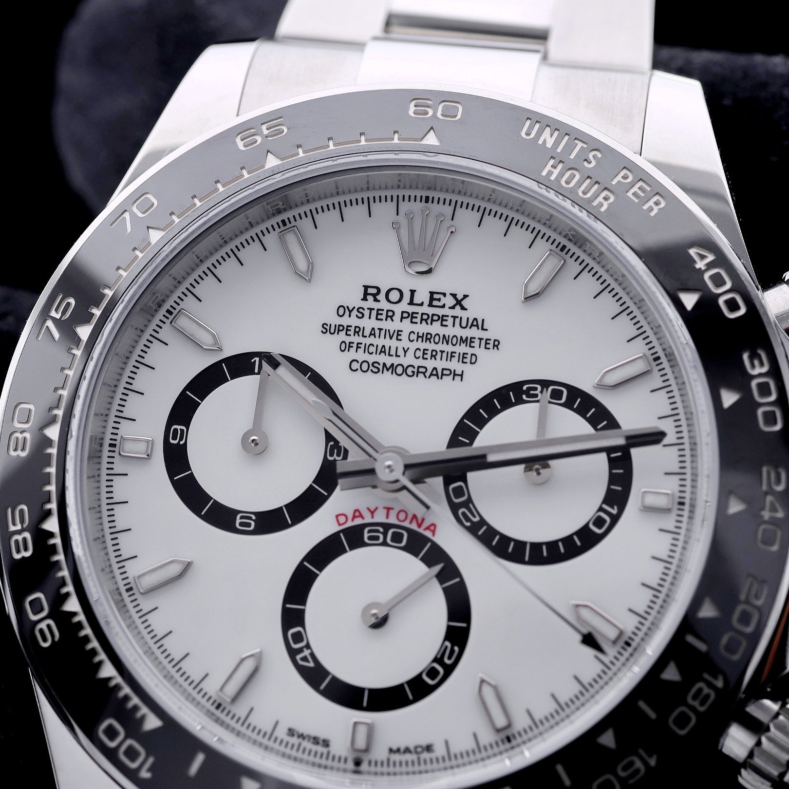Rolex Daytona 40, White, "Panda Dial", 126500LN, 11 - 2024, B+P - LUXUHRIA