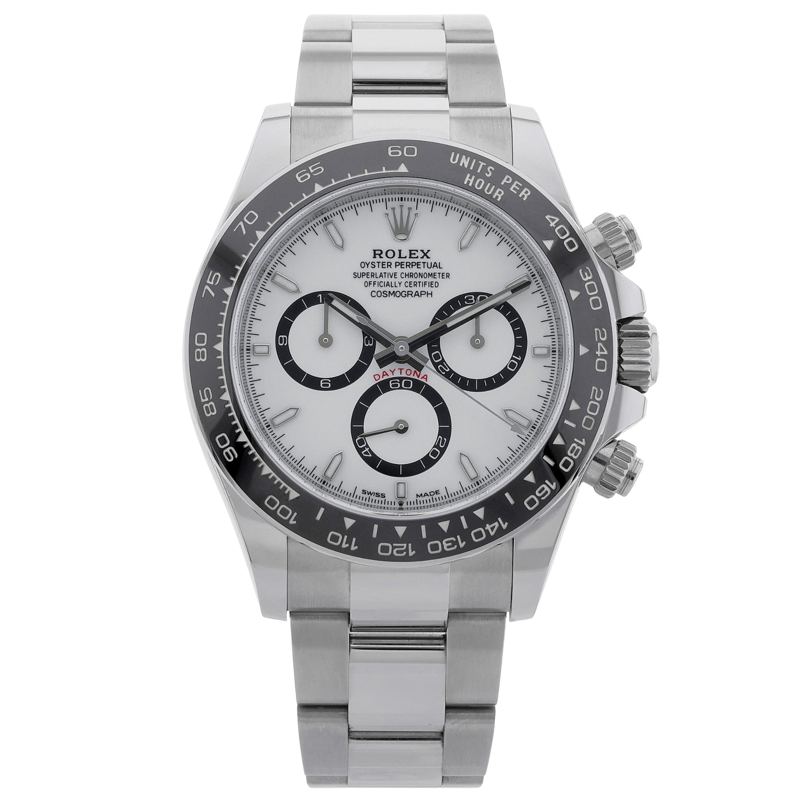 Rolex Daytona 40, White, "Panda Dial", 126500LN, 11 - 2024, B+P - LUXUHRIA