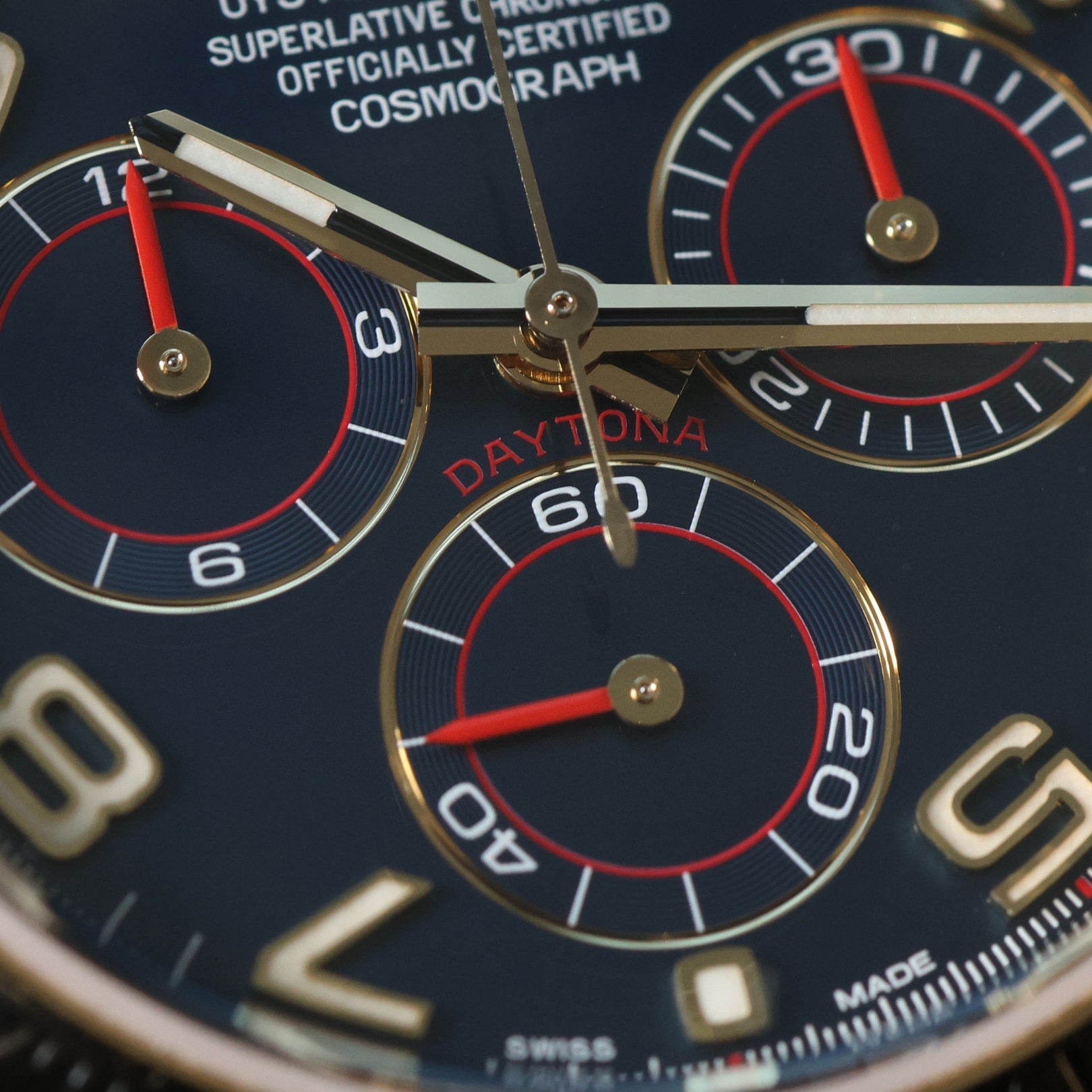 Rolex Daytona Blue Arabic Racing Dial, LC100, Ref. 116518, 05 - 2017, B+P - LUXUHRIA