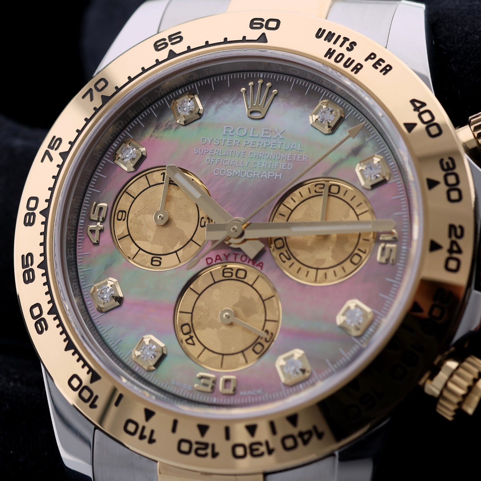 Rolex Daytona Cosmograph, Black Mother of Pearl Dial, Ref. 116503, 07 - 2019, B+P - LUXUHRIA