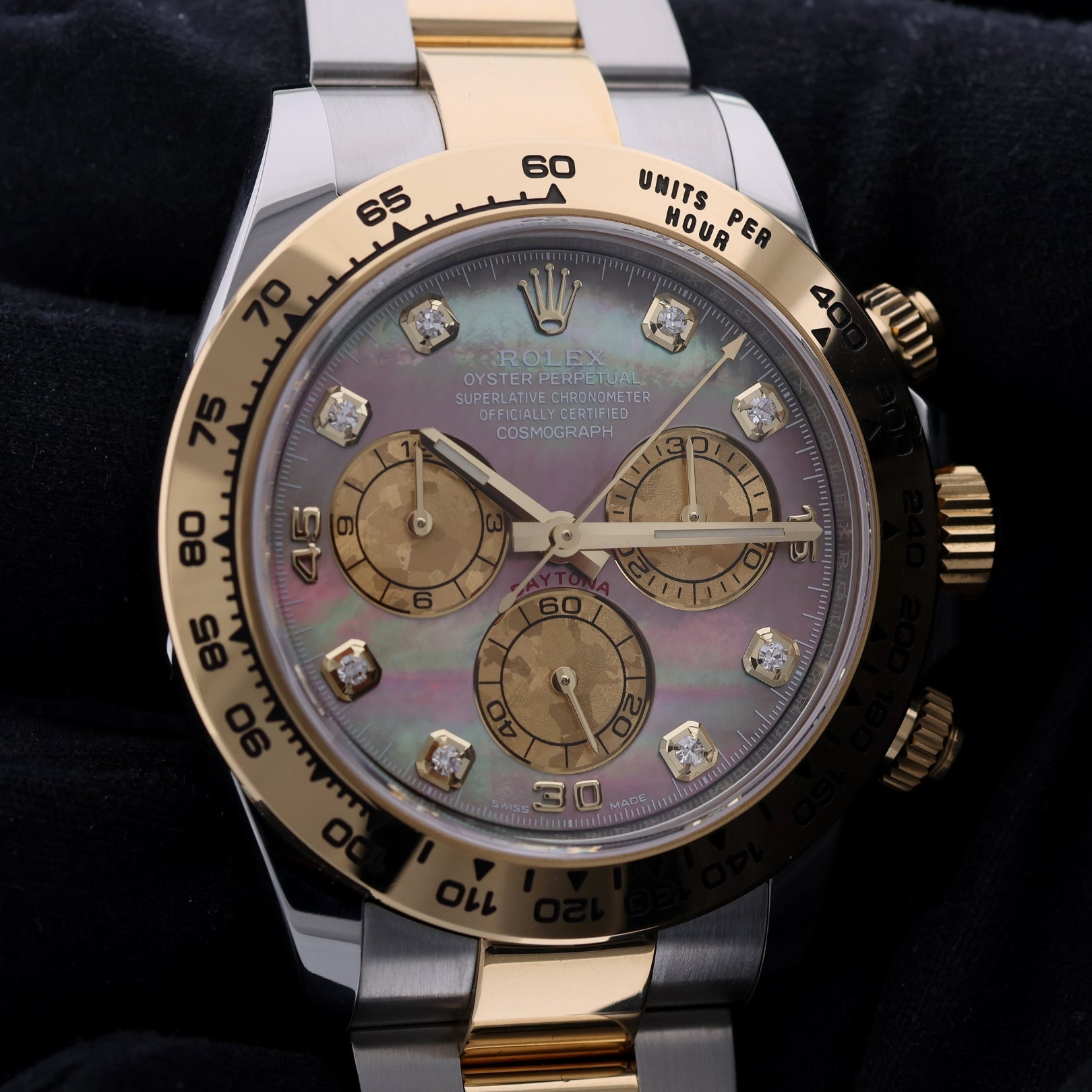 Rolex Daytona Cosmograph, Black Mother of Pearl Dial, Ref. 116503, 07 - 2019, B+P - LUXUHRIA