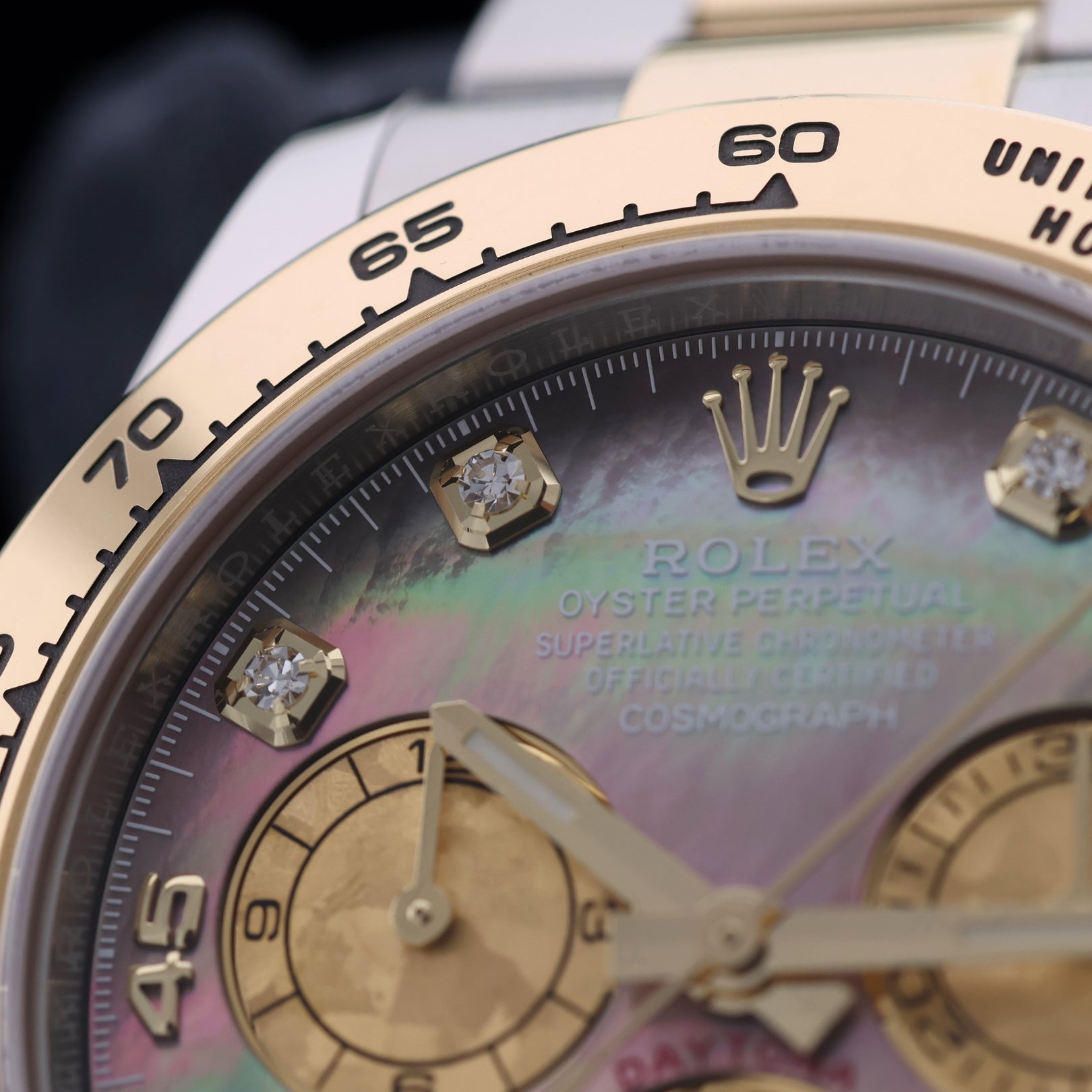 Rolex Daytona Cosmograph, Black Mother of Pearl Dial, Ref. 116503, 07 - 2019, B+P - LUXUHRIA
