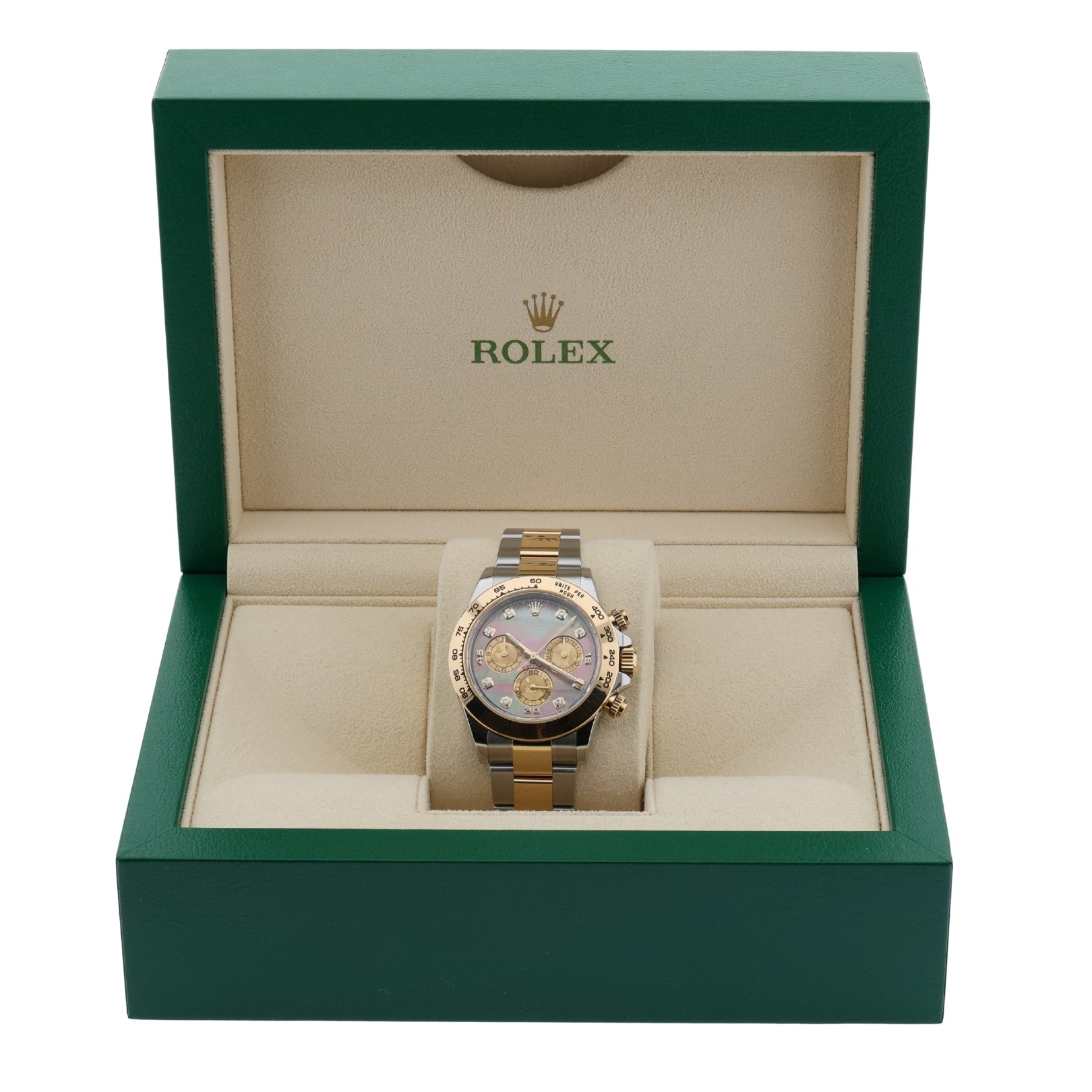 Rolex Daytona Cosmograph, Black Mother of Pearl Dial, Ref. 116503, 07 - 2019, B+P - LUXUHRIA