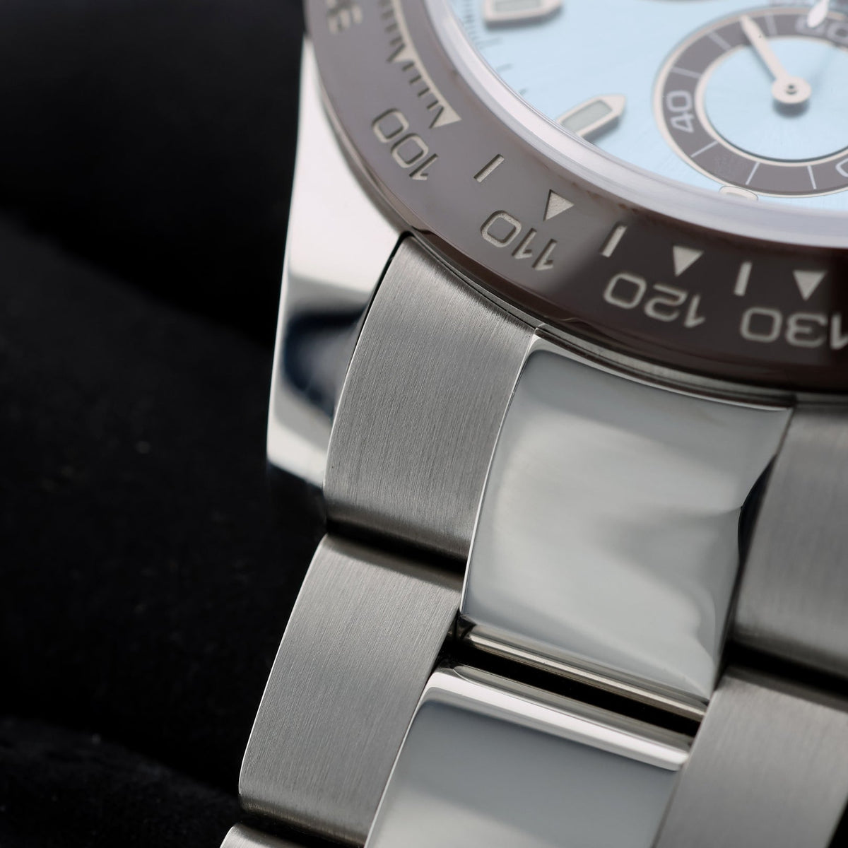 Rolex Daytona Cosmograph Platin, Ref. 116506, Ice Blue, 2023/DE, B+P - LUXUHRIA