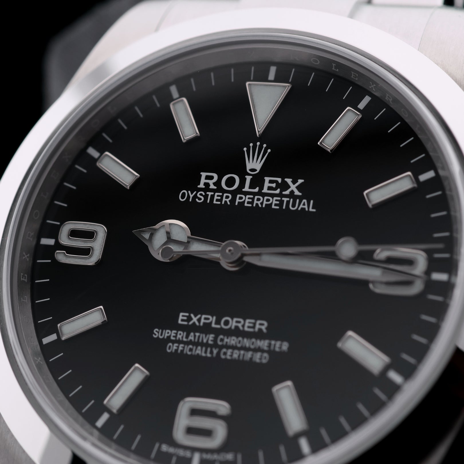 Rolex Explorer 39mm, Ref. 214270, Aktuelle Karte, 2020\LC100, Erstkaufrechnung DE, B+P - LUXUHRIA