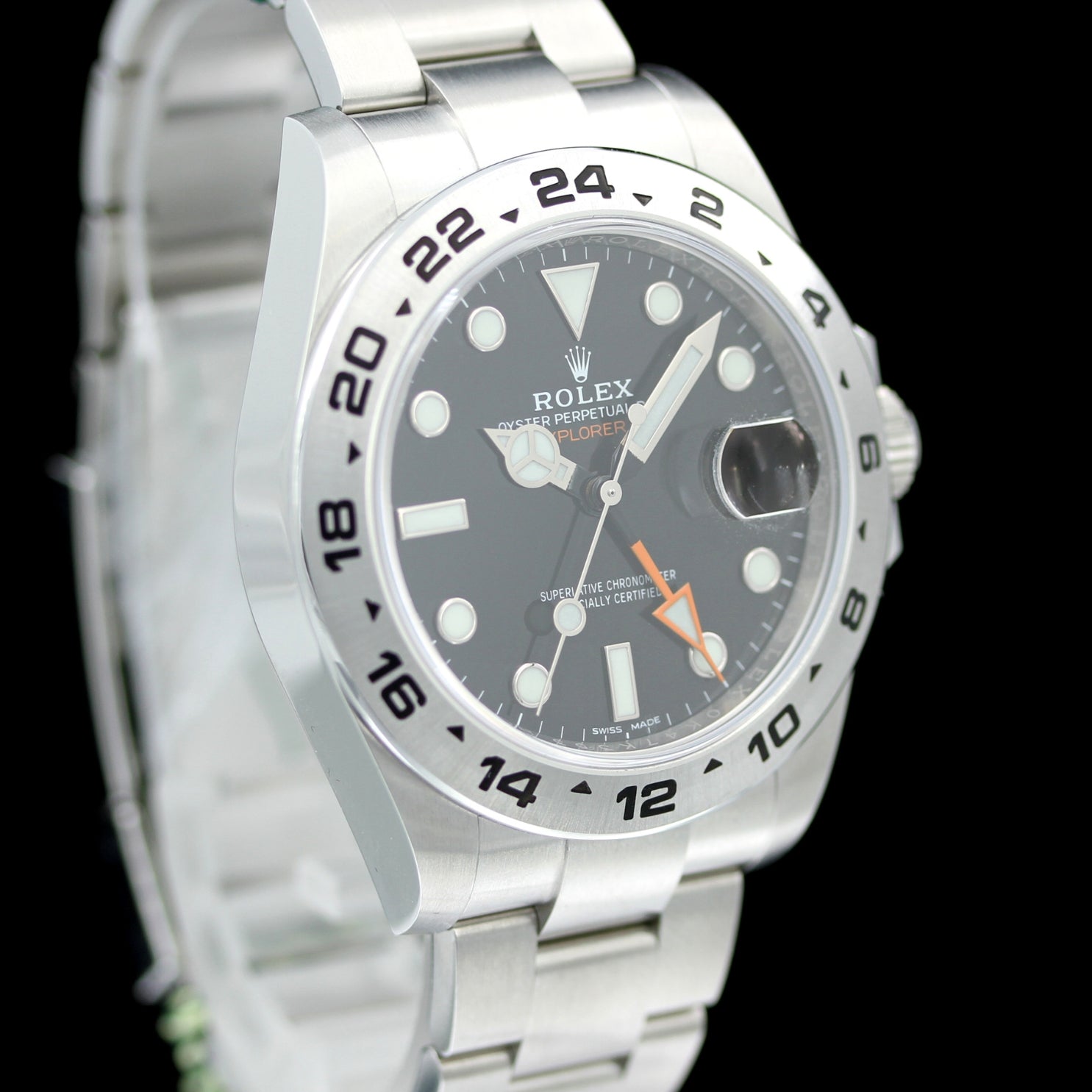 Rolex Explorer 42 mm, Ref. 216570, black dial, ungetragen/LC100, B+P - LUXUHRIA