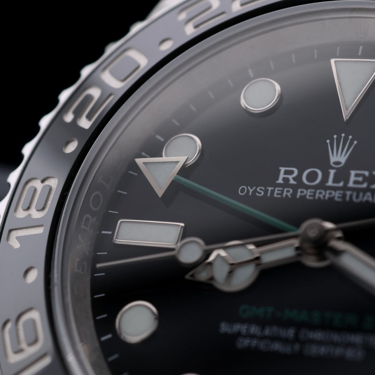 Rolex GMT-Master II 40mm, Schwarz, LC100, Ref. 116710LN, 04-2018, B+P - LUXUHRIA
