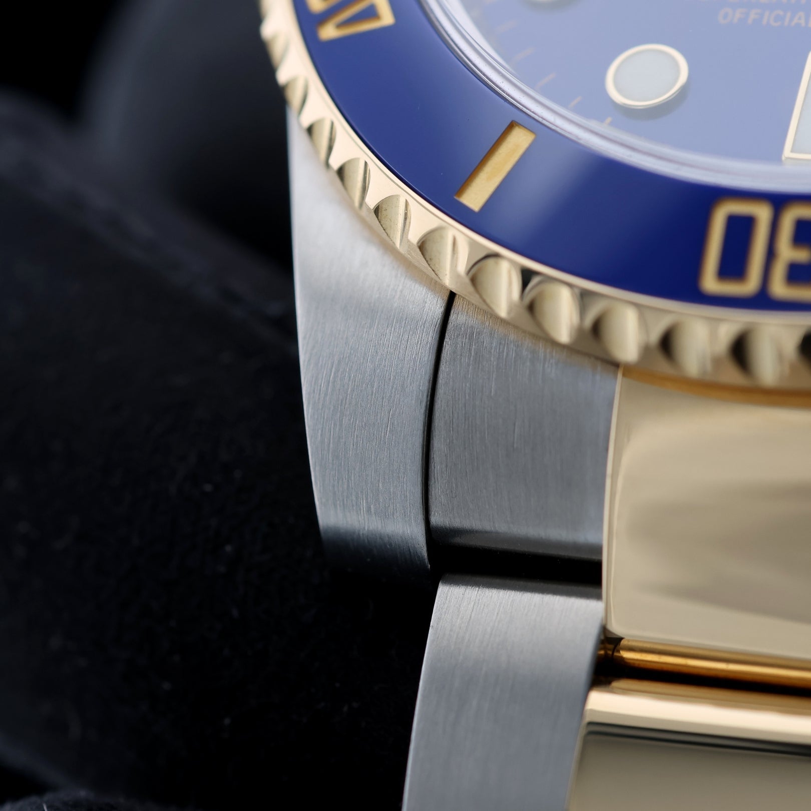 Rolex Submariner Date, Bicolor, blaues Zifferblatt, Ref. 116613LB, 04 - 2017, B+P - LUXUHRIA