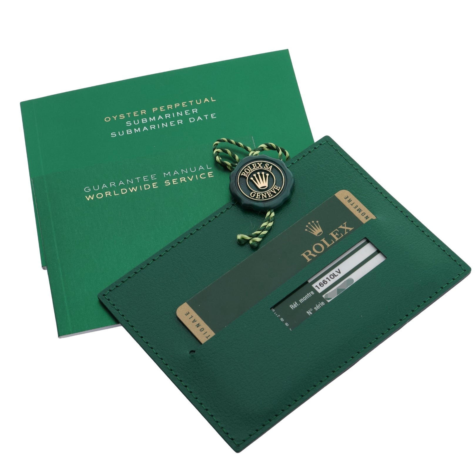 Rolex Submariner Date, "Kermit", Full-Sticker, Ref. 16610LV, 12-2010, B+P - LUXUHRIA