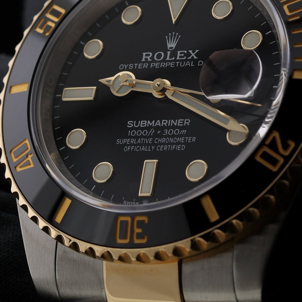 Rolex Submariner Date, Stahl/Gold, Black Dial, Ref. 126613LN, 11-2020, B+P - LUXUHRIA
