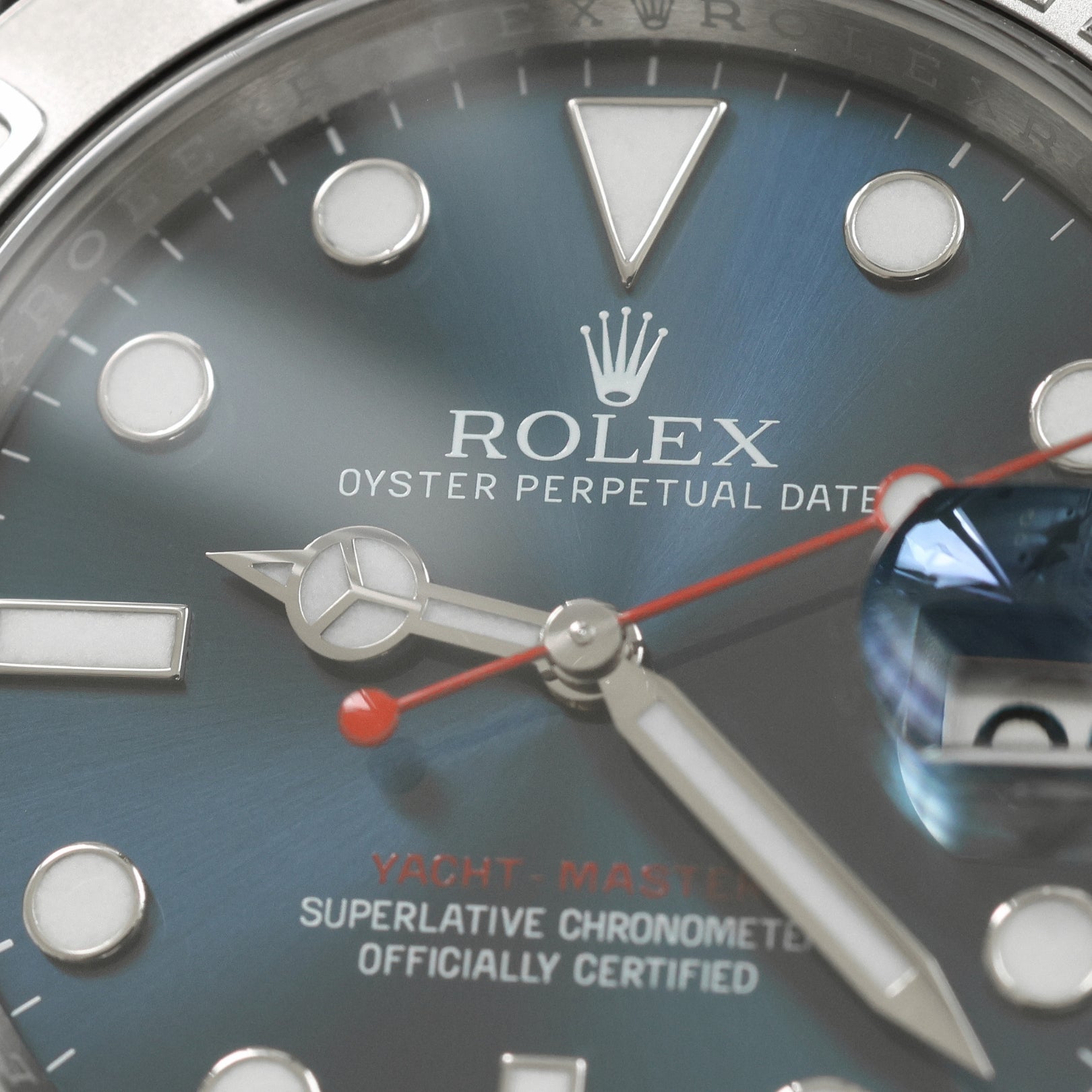 Rolex Yacht - Master 40, Blue Dial, Edelstahl/Platin, LC100, Ref. 116622, 10 - 2016, B+P - LUXUHRIA