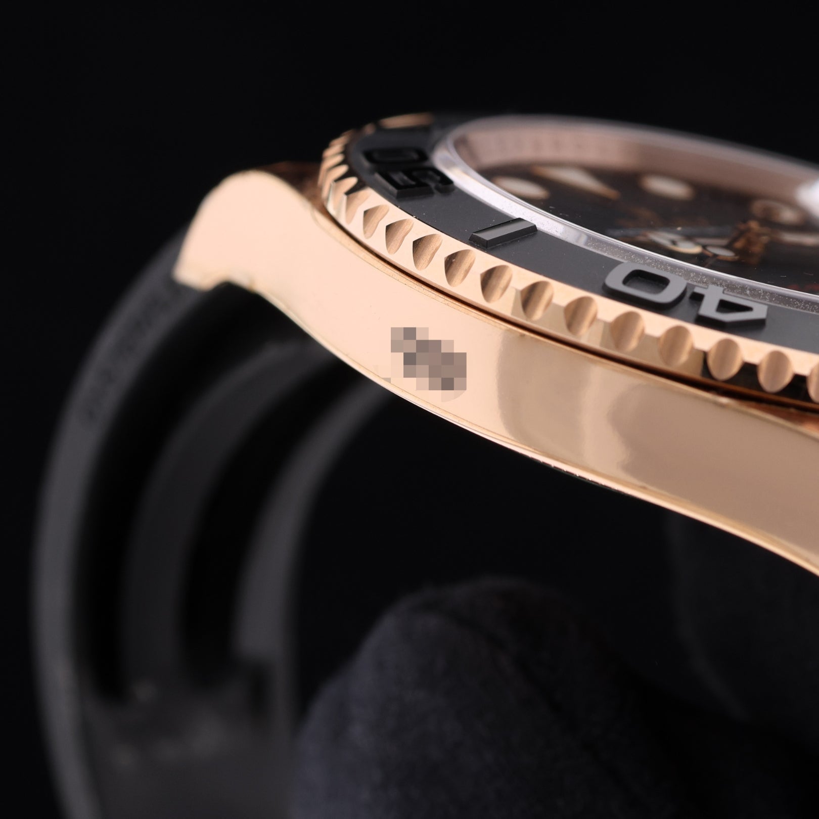 Rolex Yacht - Master 40, Oysterflex, Rosegold, Fullsticker, Ref. 116655, 08 - 2017, B+P - LUXUHRIA