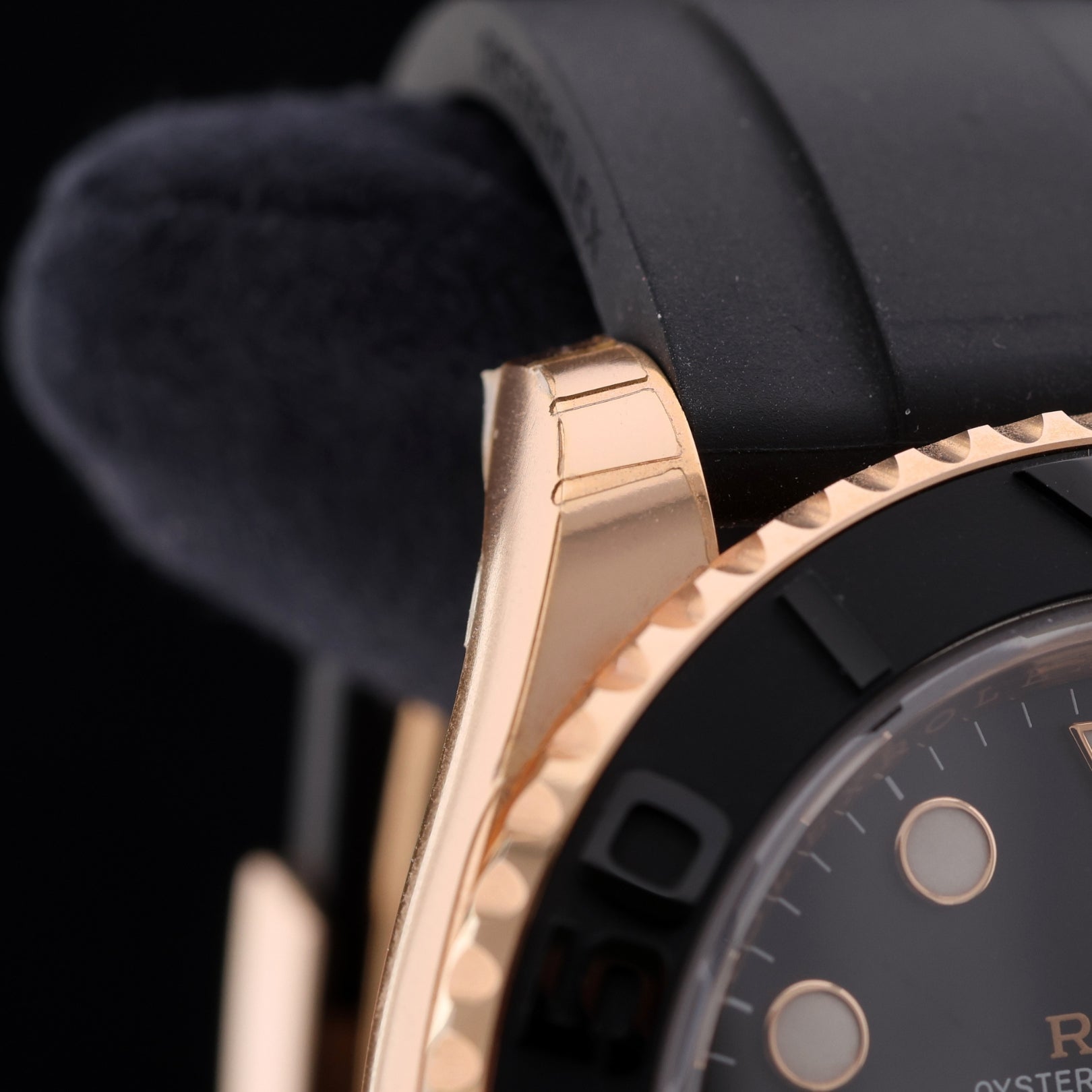 Rolex Yacht - Master 40, Oysterflex, Rosegold, Fullsticker, Ref. 116655, 08 - 2017, B+P - LUXUHRIA
