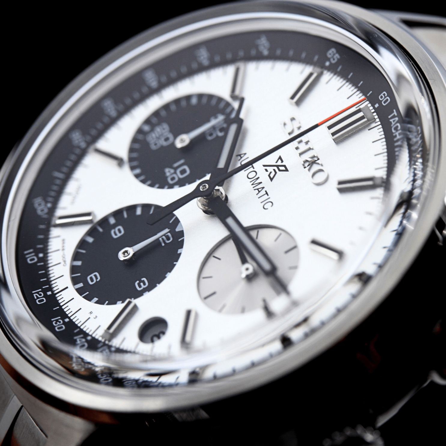 Seiko Prospex Auto Chronograph 50th Anniversary, Panda, Limited 1000, 8R48-00L0, SBEC005, Speed Timer, B+P - LUXUHRIA