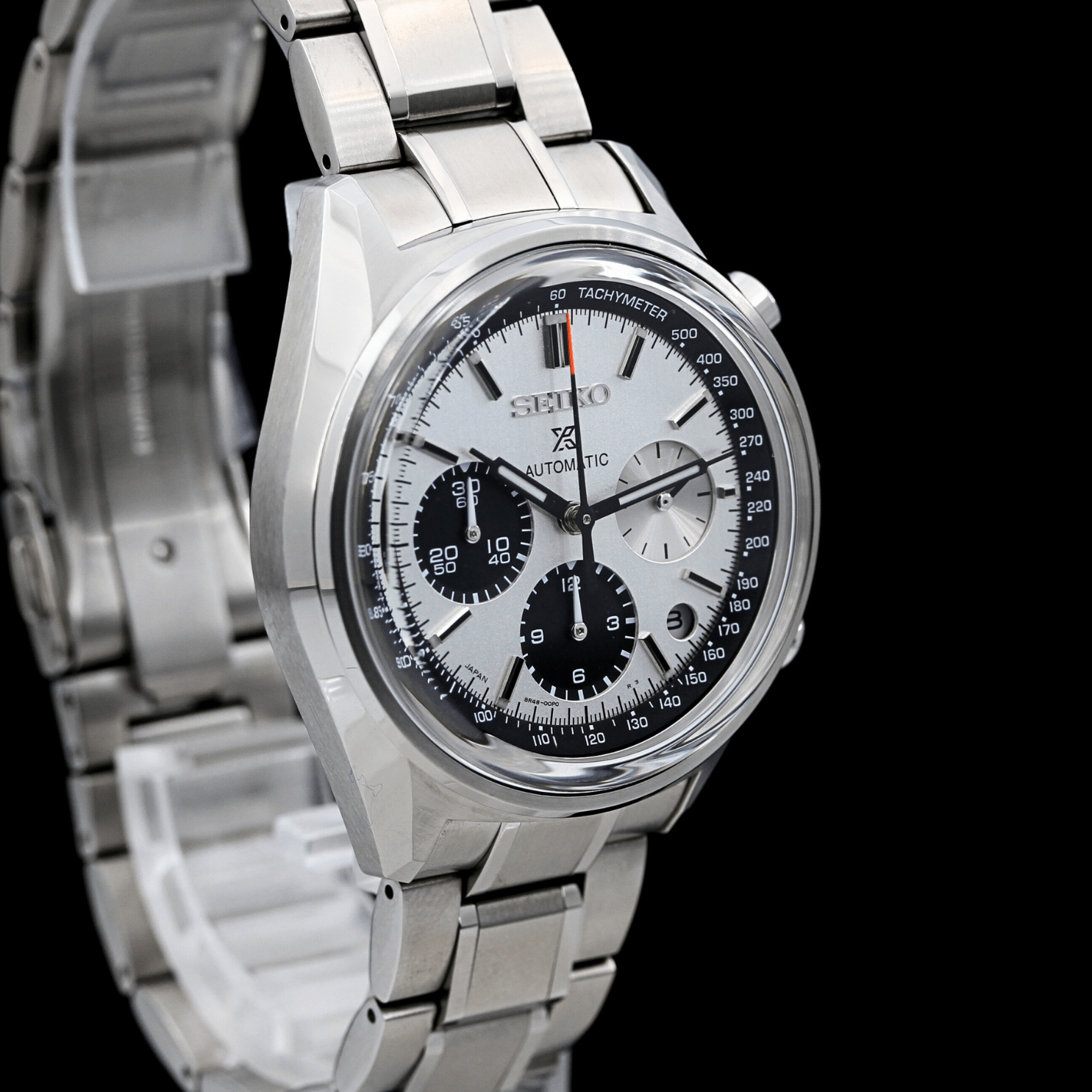 Seiko Prospex Auto Chronograph 50th Anniversary, Panda, Limited 1000, 8R48-00L0, SBEC005, Speed Timer, B+P - LUXUHRIA