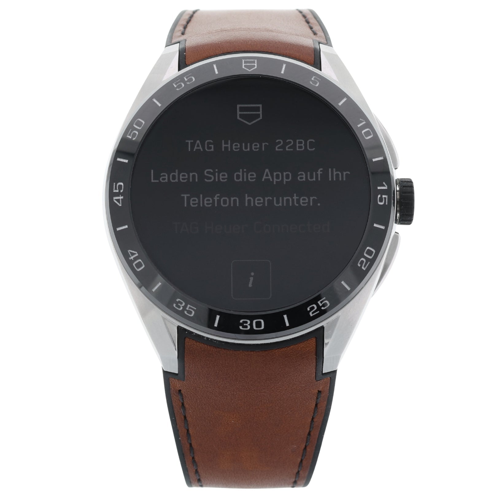 TAG Heuer Connected Calibre E5, 45 mm, Edelstahl, Ref. SBT8A10, B+P - LUXUHRIA