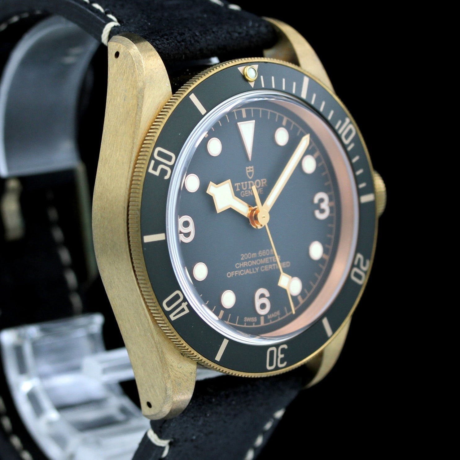Tudor Black Bay Bronze, Schiefergrau Green, 79250BA, ungetragen, B+P - LUXUHRIA