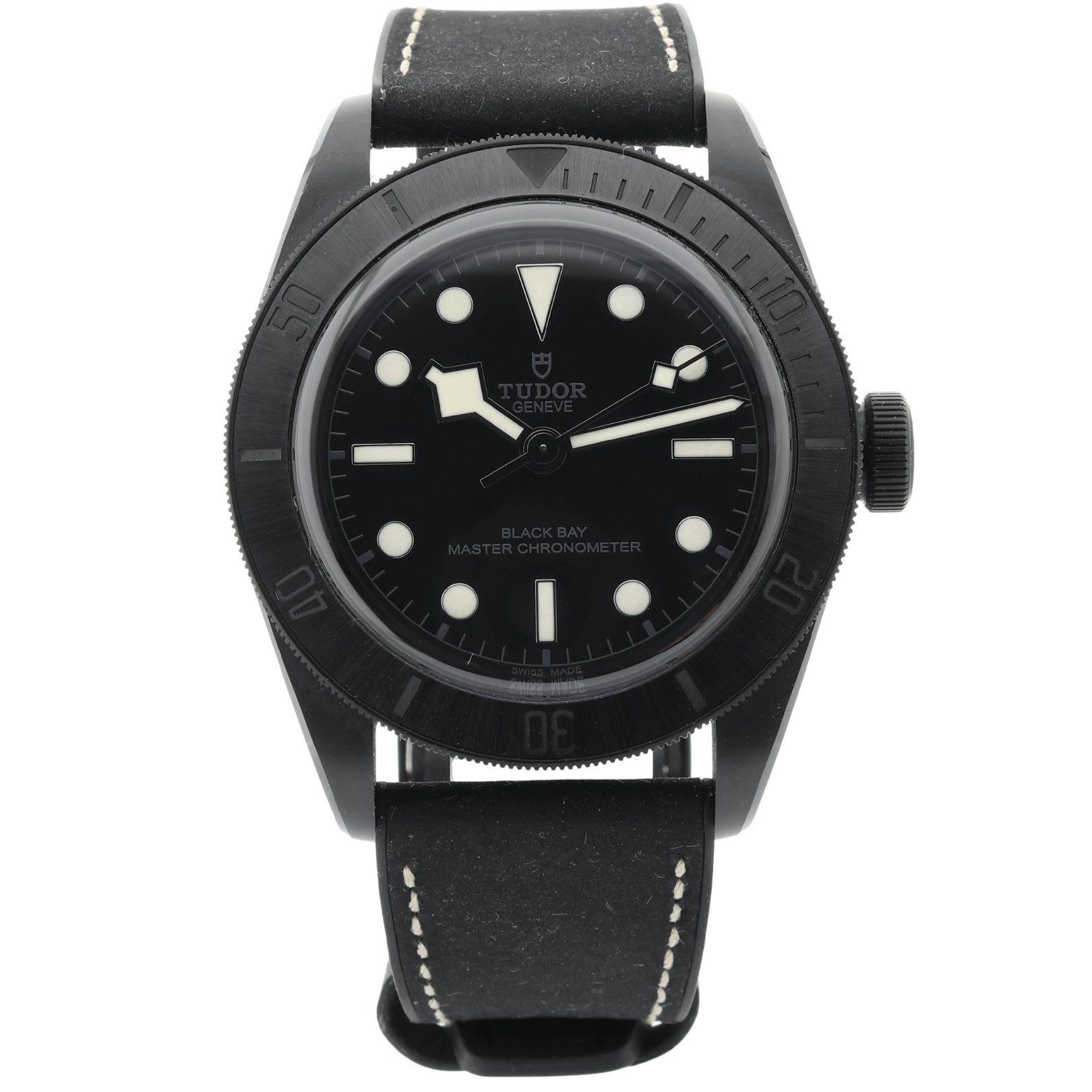 Tudor Black Bay Ceramic, Hybrid - und Textilarmband , Ref. 79210CNU, 12 - 2022, B+P - LUXUHRIA