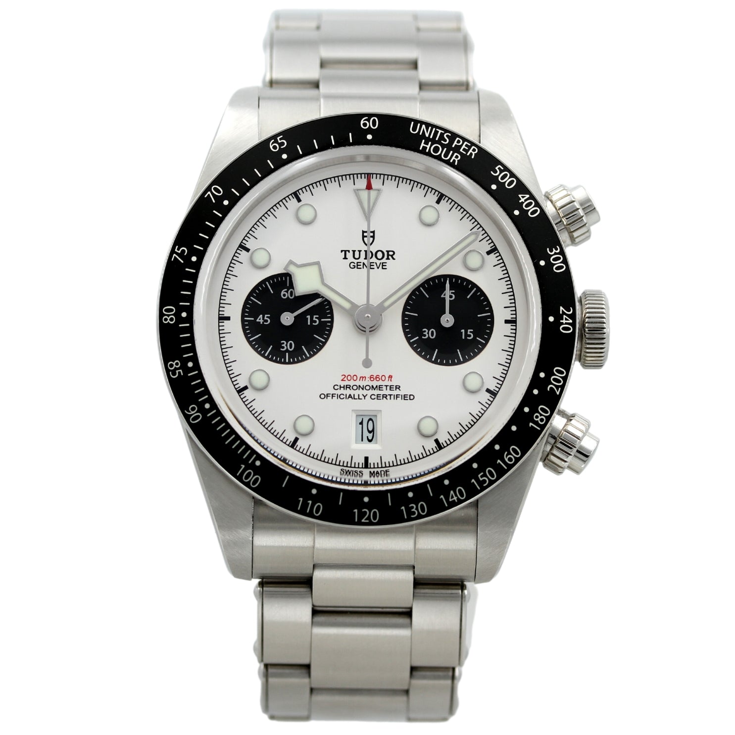 Tudor Black Bay Chrono 41mm, Panda Dial, Ref. 79360N, B+P - LUXUHRIA