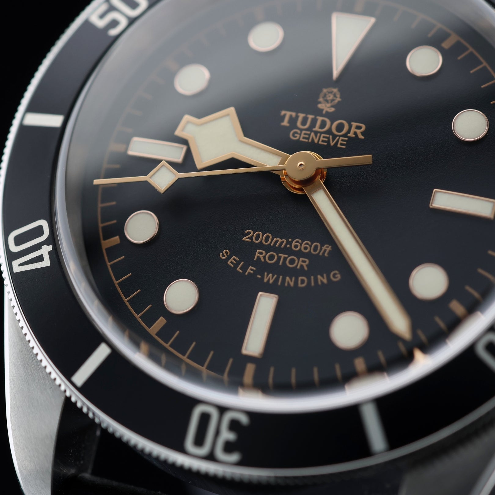 Tudor Black Bay Heritage 41 mm, "Smiley" 200m:660ft., Ref. 79220N, Erstkaufrechnung, B+P - LUXUHRIA