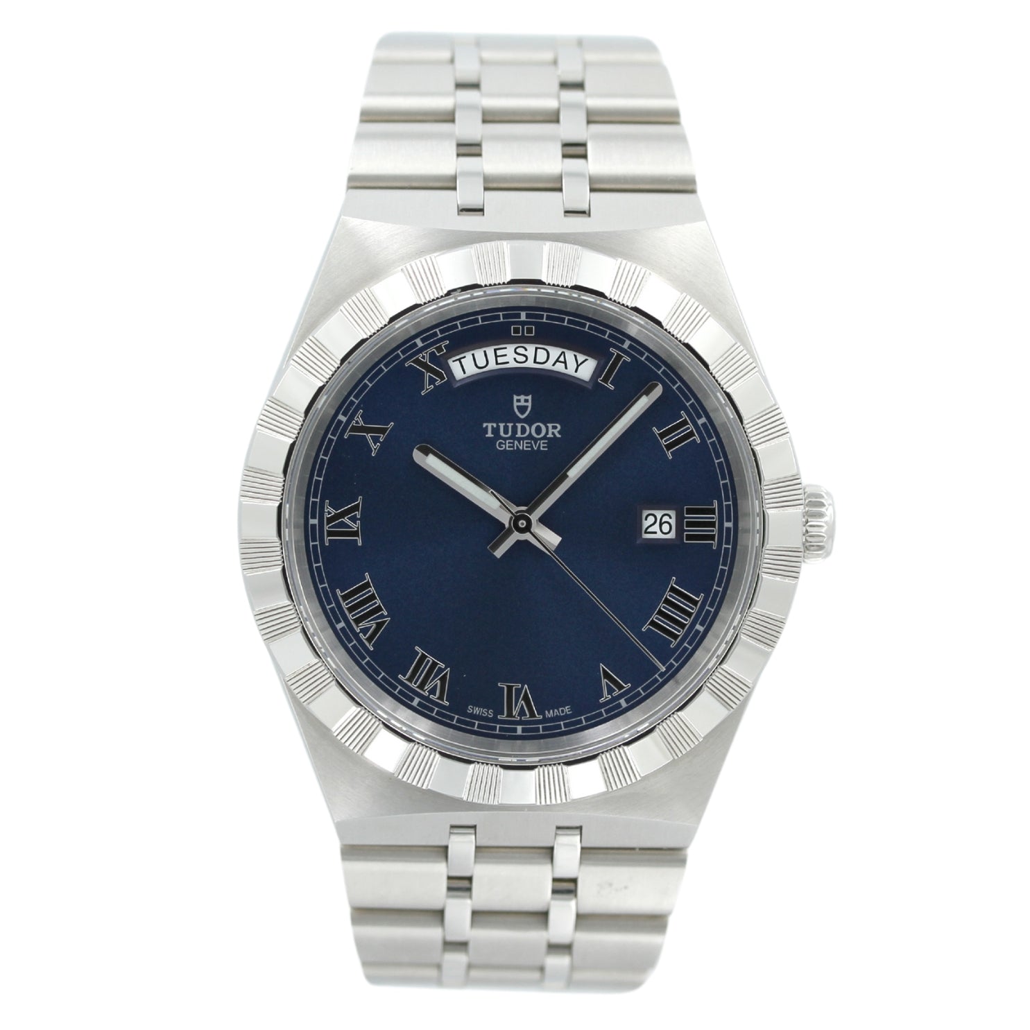 Tudor Royal Day-Date Blue 41 mm, Ref. M28600-0005, B+P