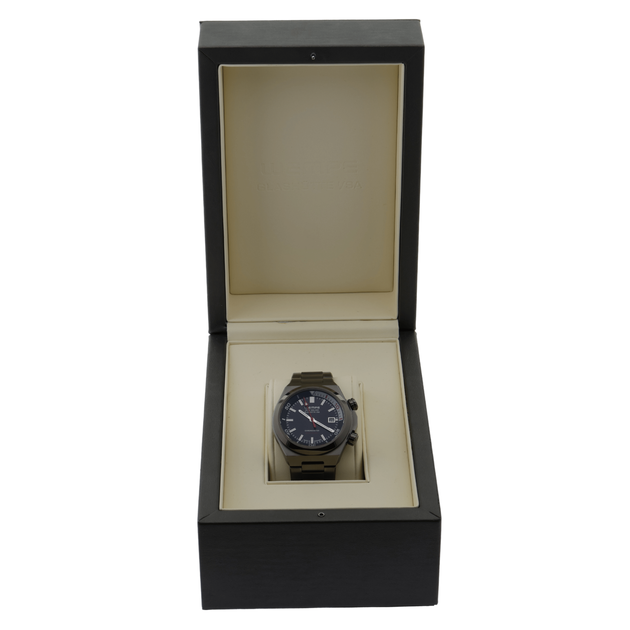 Wempe Iron Walker 42mm, Sonderedition Köln Edition, Gun Metal, Ref. WI690003, mit Box - LUXUHRIA