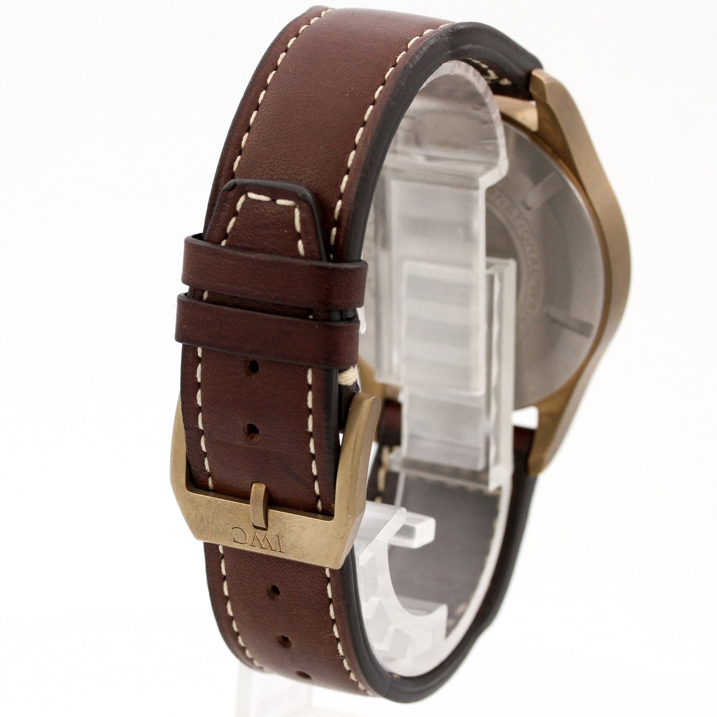 IWC Fliegeruhr Pilot Watch 39mm, Bronze, grünem Zifferblatt, IW326802, B+P