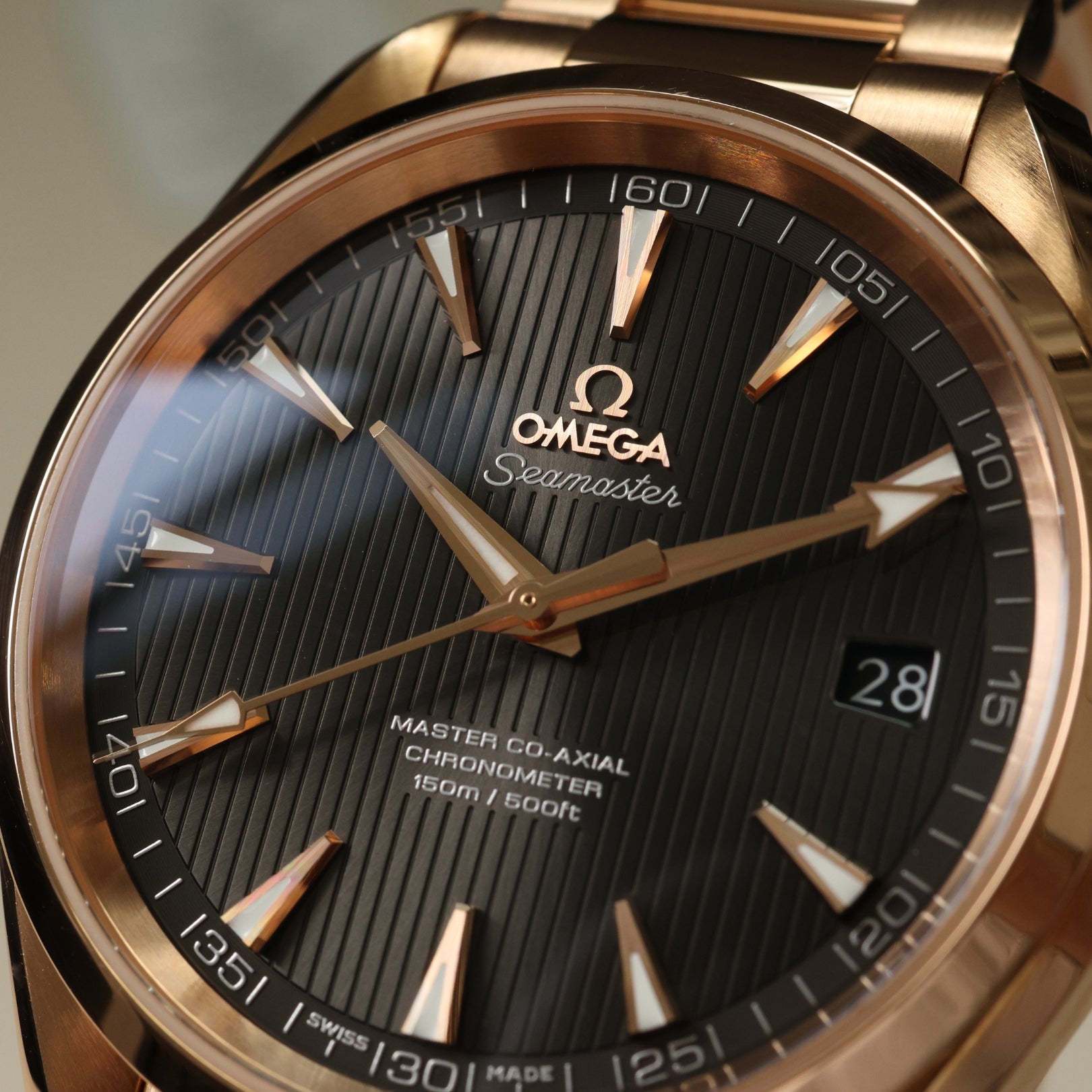 Omega Seamaster Aqua Terra 150M, Co-Axial, Rotgold, Ref. 231.50.42.21.06.002, 12-2021, B+P