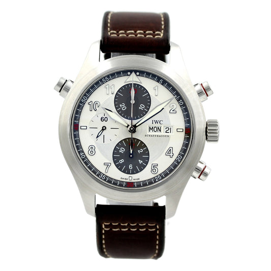 IWC Spitfire Date Day Doppelchronograph 44mm, Edelstahl, IW371806