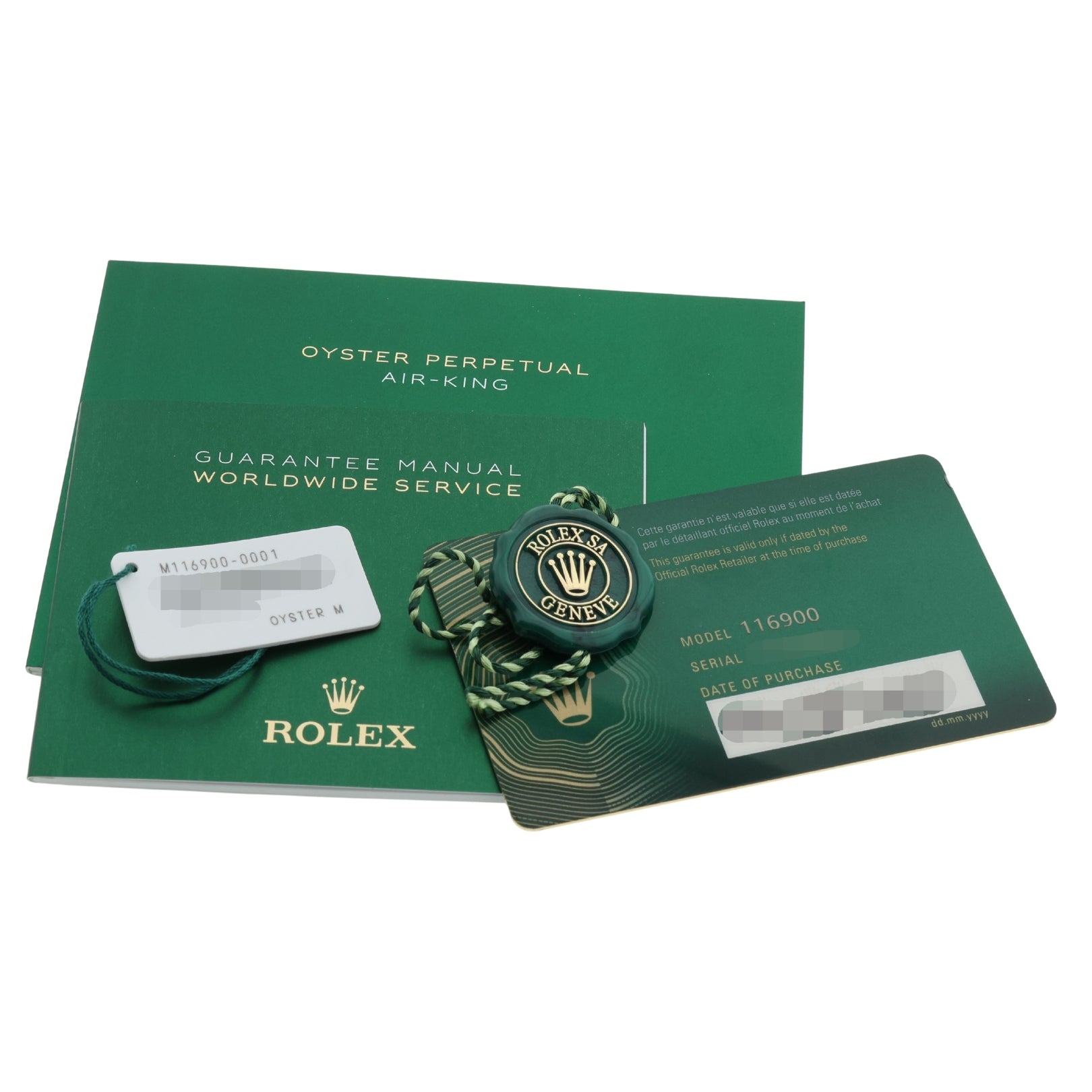 Rolex Air King, Edelstahl, Ref. 116900, 2020, B+P