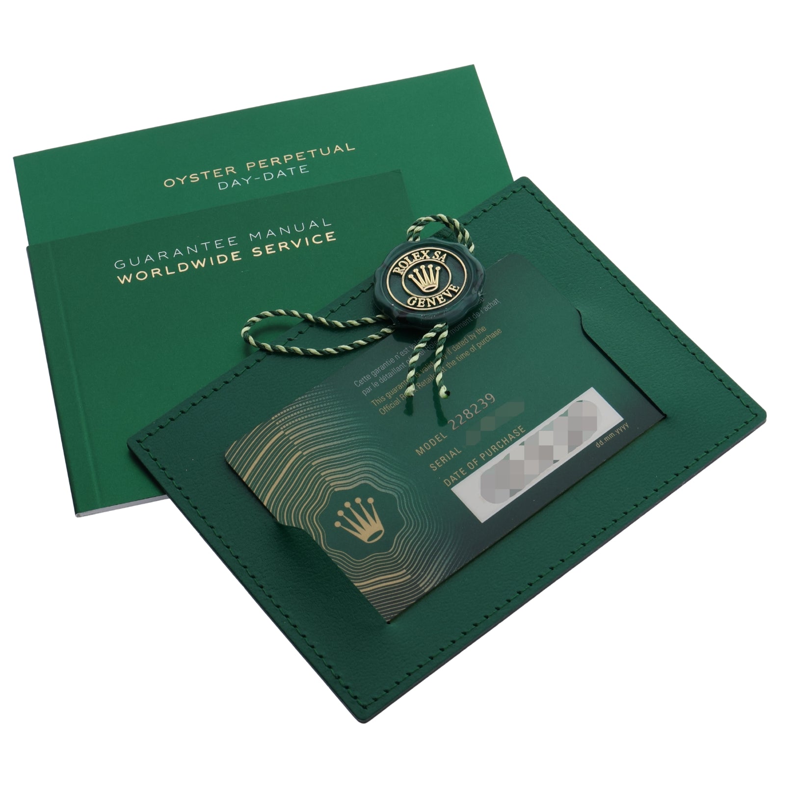 Rolex Day-Date 40, Weißgold, Blue Roman Dial, Ref. 228239, 2021, B+P