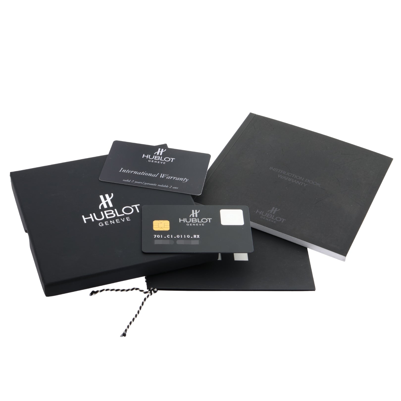 Hublot King Power Unico, Black Ceramic, LC100, Ref. 701.CI.0110.RX, 12-2011, B+P