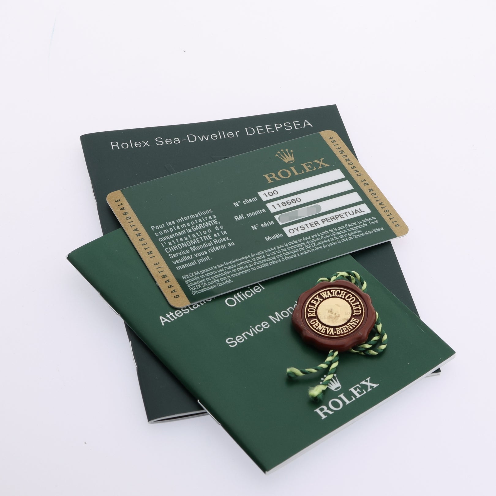 Rolex Sea-Dweller Deepsea, Edelstahl, LC100, Ref. 116660, 03-2014, B+P