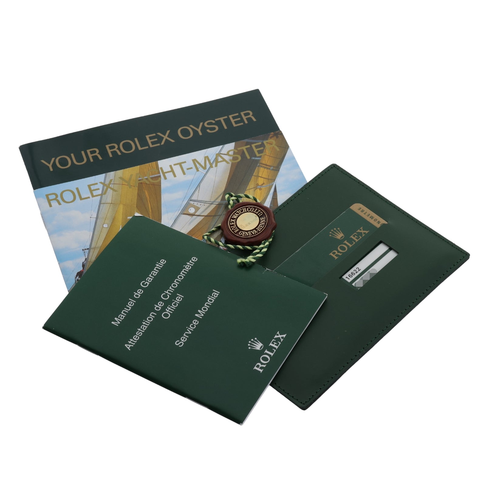 Rolex Yachtmaster 40, Edelstahl/Platin, Rehaut, Ref. 16622, 12-2007, B+P