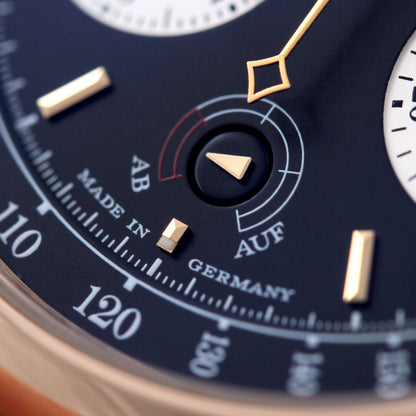 A. Lange & Söhne Datograph 41, Flyback Up/Down in Rose Gold, Faltschliesse, Ref. 405.031, B+P