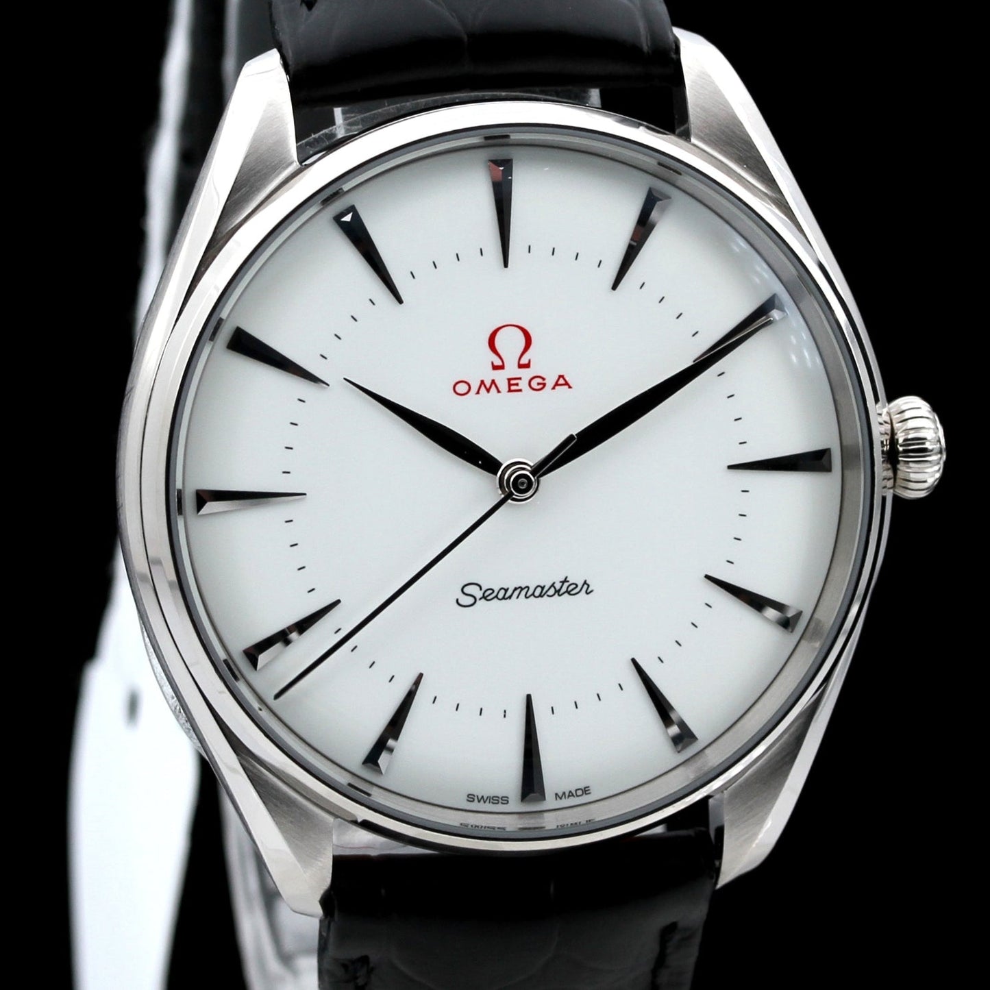Omega Seamaster 39.5mm Olympic Games Gold, white gold, Ref. 522.53.40.20.04.002, red Logo, B+P