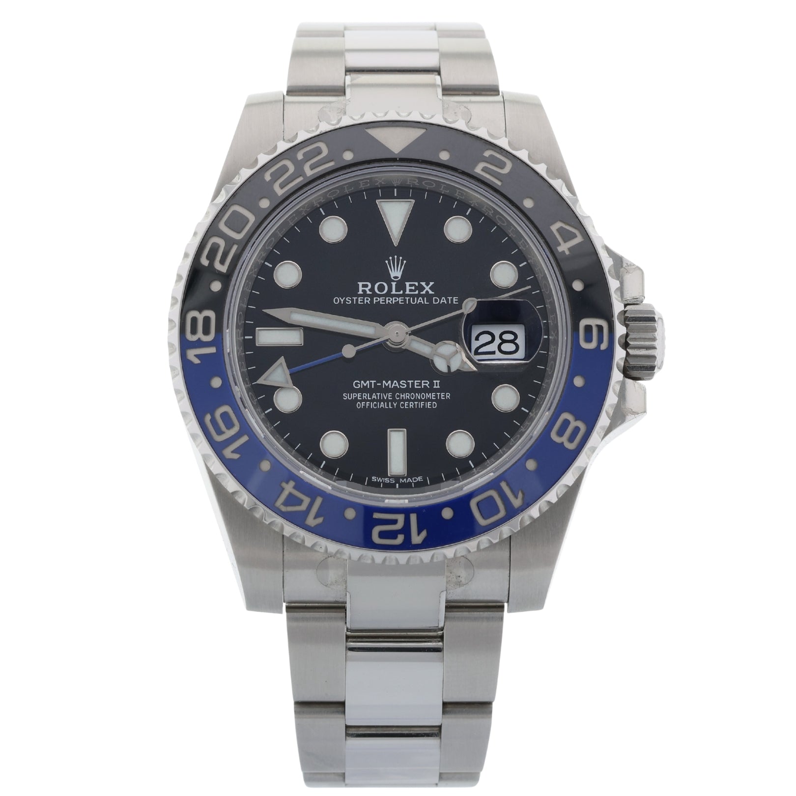 Rolex GMT Master II, "Batman", Stickers, LC100, Ref. 116710BLNR, 05-2017, B+P