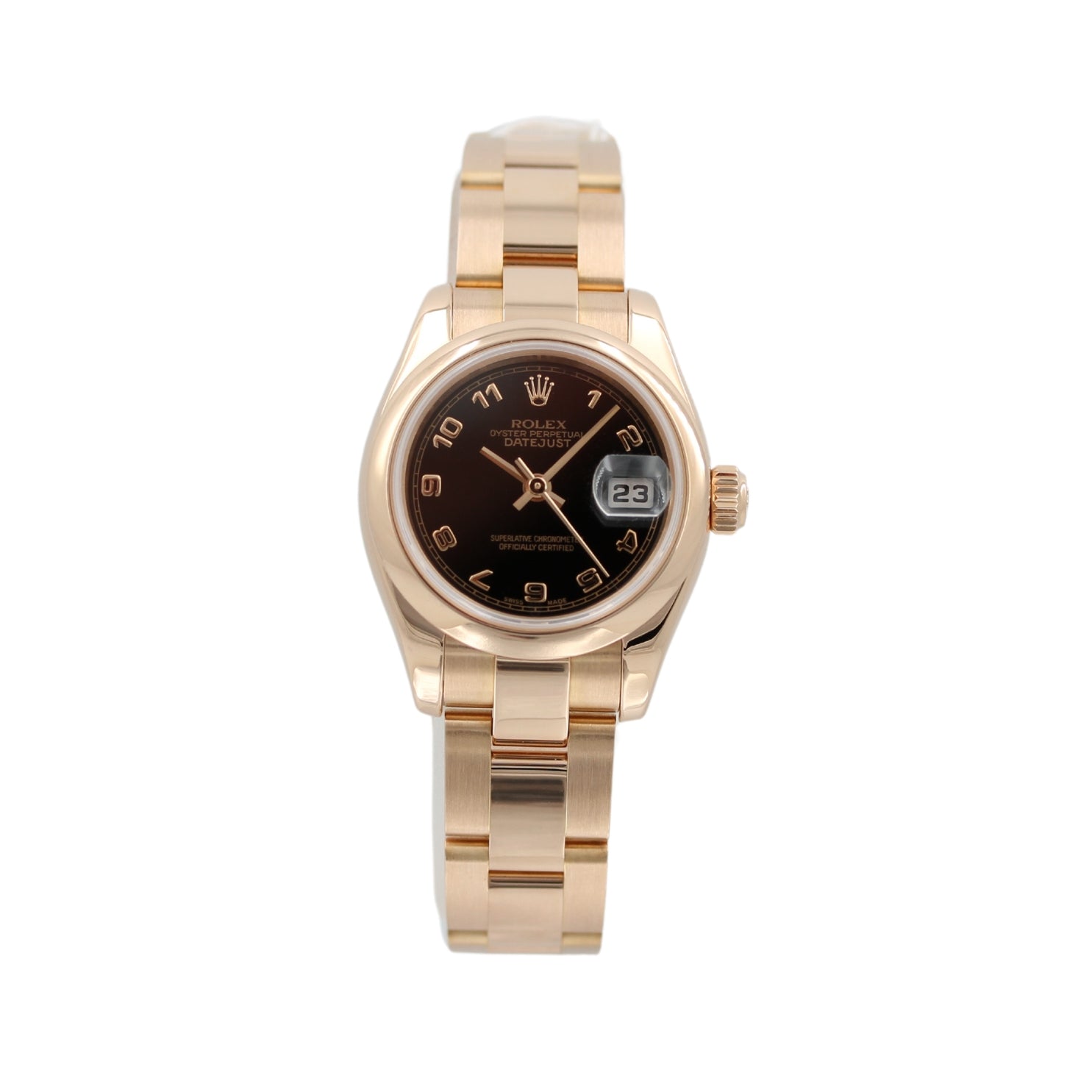 Rolex Lady Datejust 26, Everose Gold, Oyster, Ref. 179165, B+P