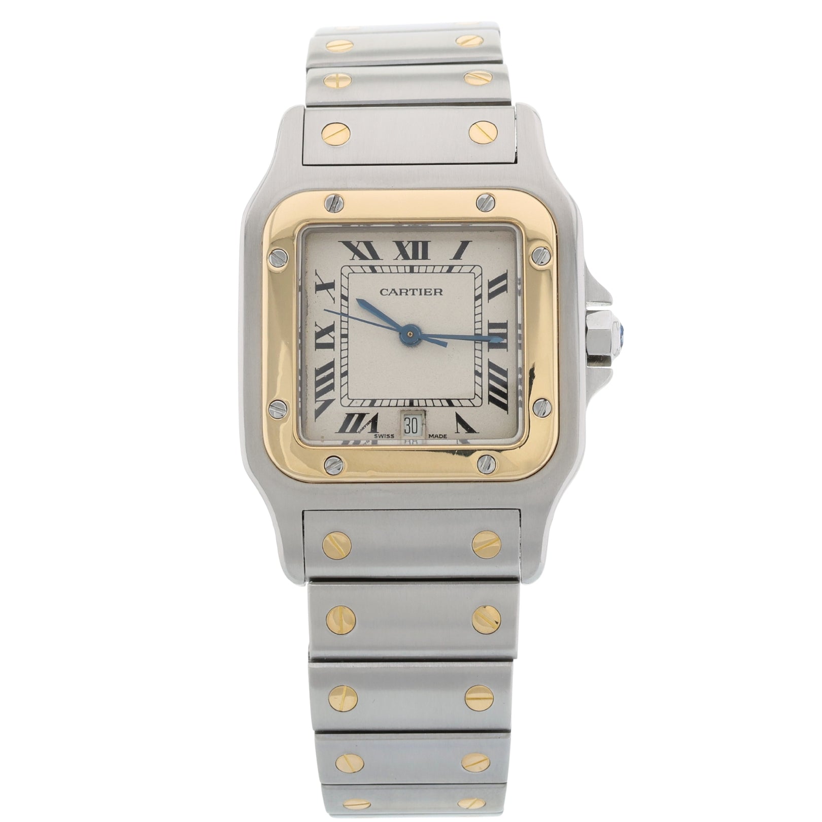 Cartier Santos Galbée, Quartz, 29x41mm, Ref. 187901, ohne B+P