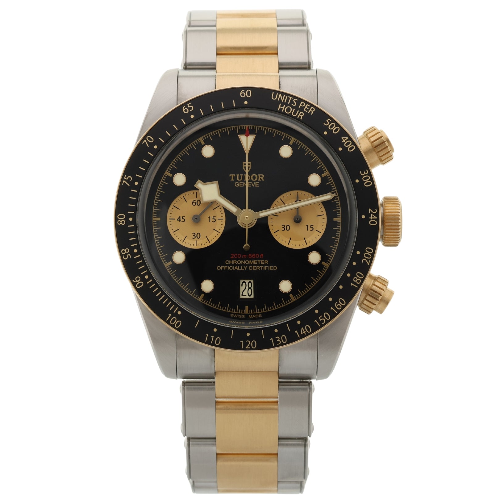 Tudor Black Bay Chrono S&G, Stahl/Gold, 41mm, Ref. 79363N, 12-2020, B+P