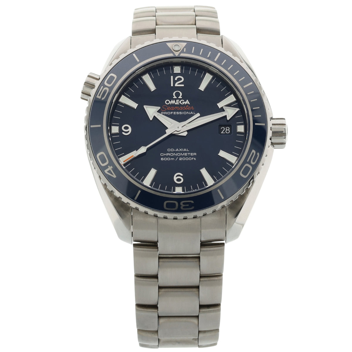 Omega Seamaster Planet Ocean, 600M, Co-Axial, Titan, Ref. 232.90.46.21.03.001, 12-2015, B+P